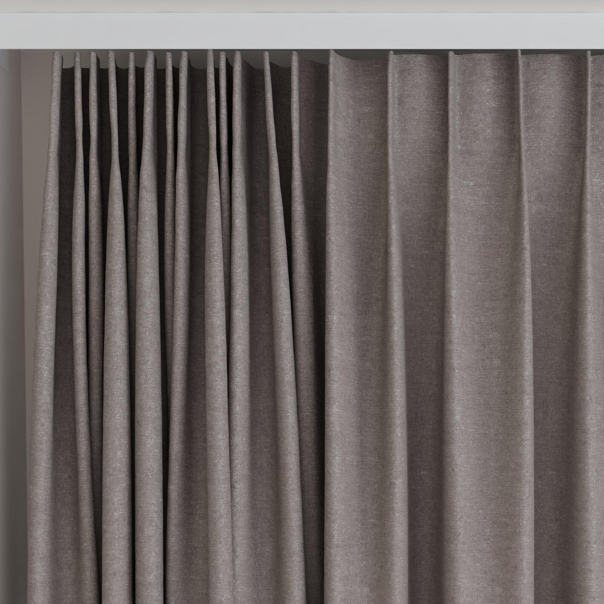 Top view of Drama Iron, on curtain rail