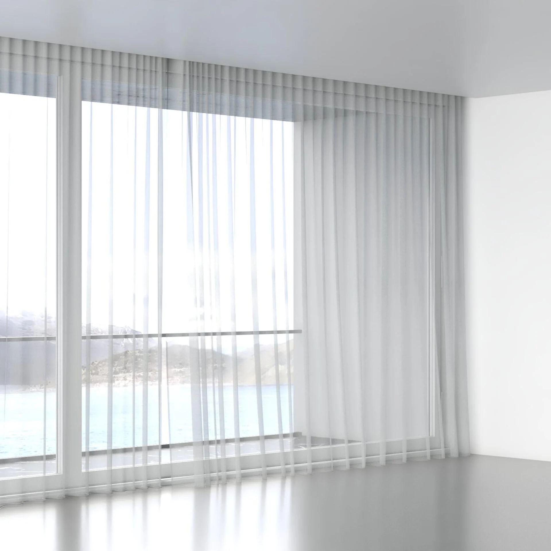 Full view of Audiance Dove, wave pleat