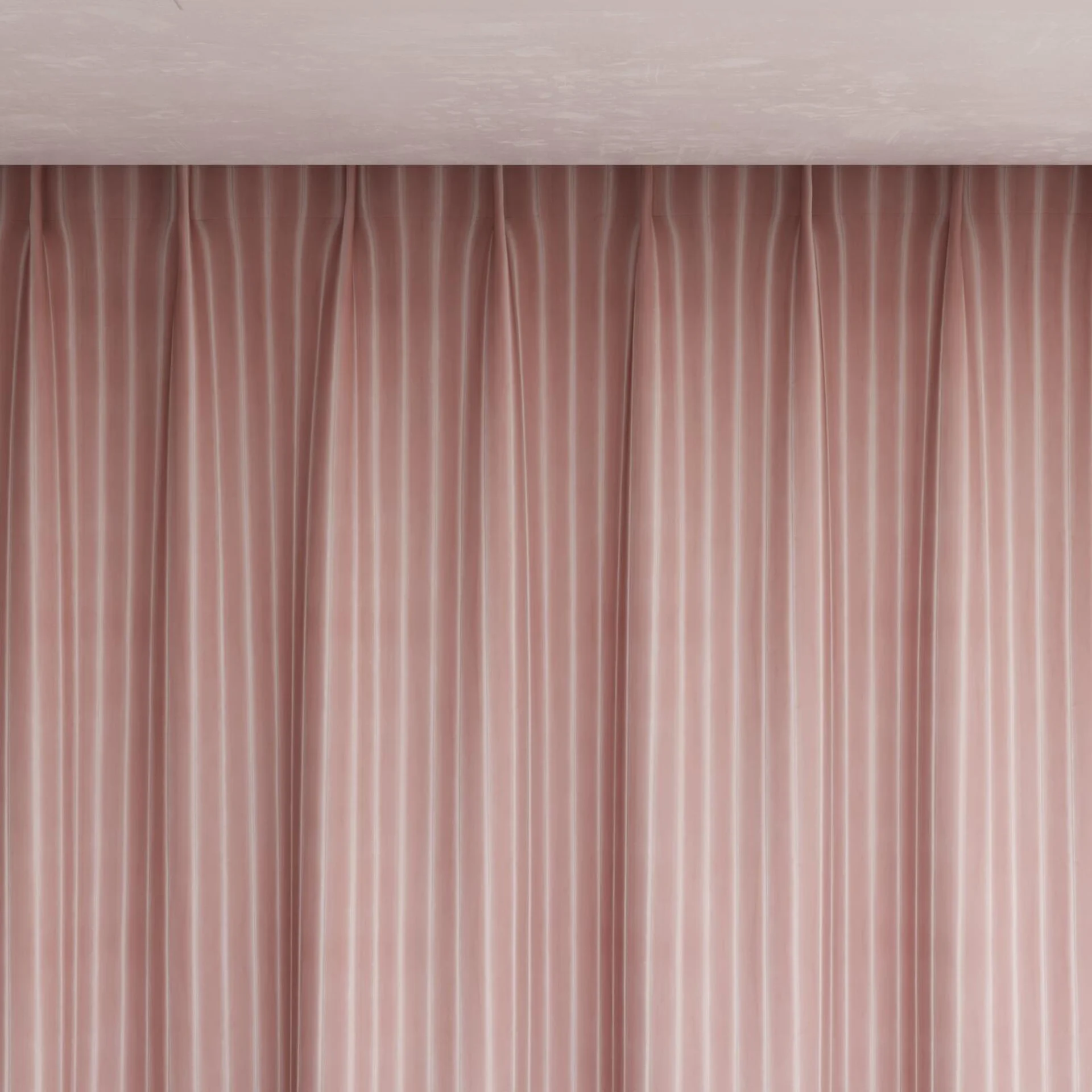 Top view of Cordial Petal, pinch pleat