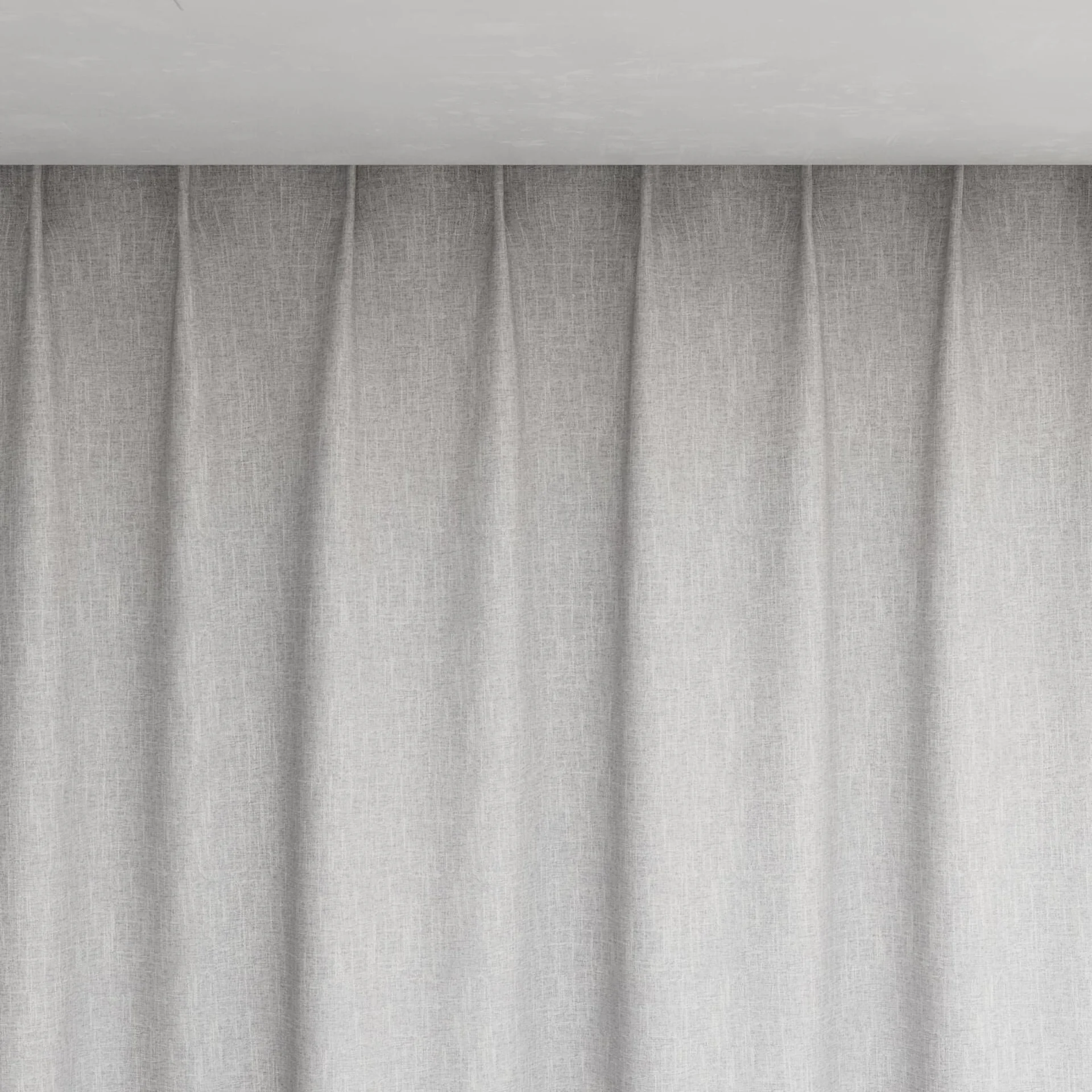Top view of Retreat II Stone, pinch pleat