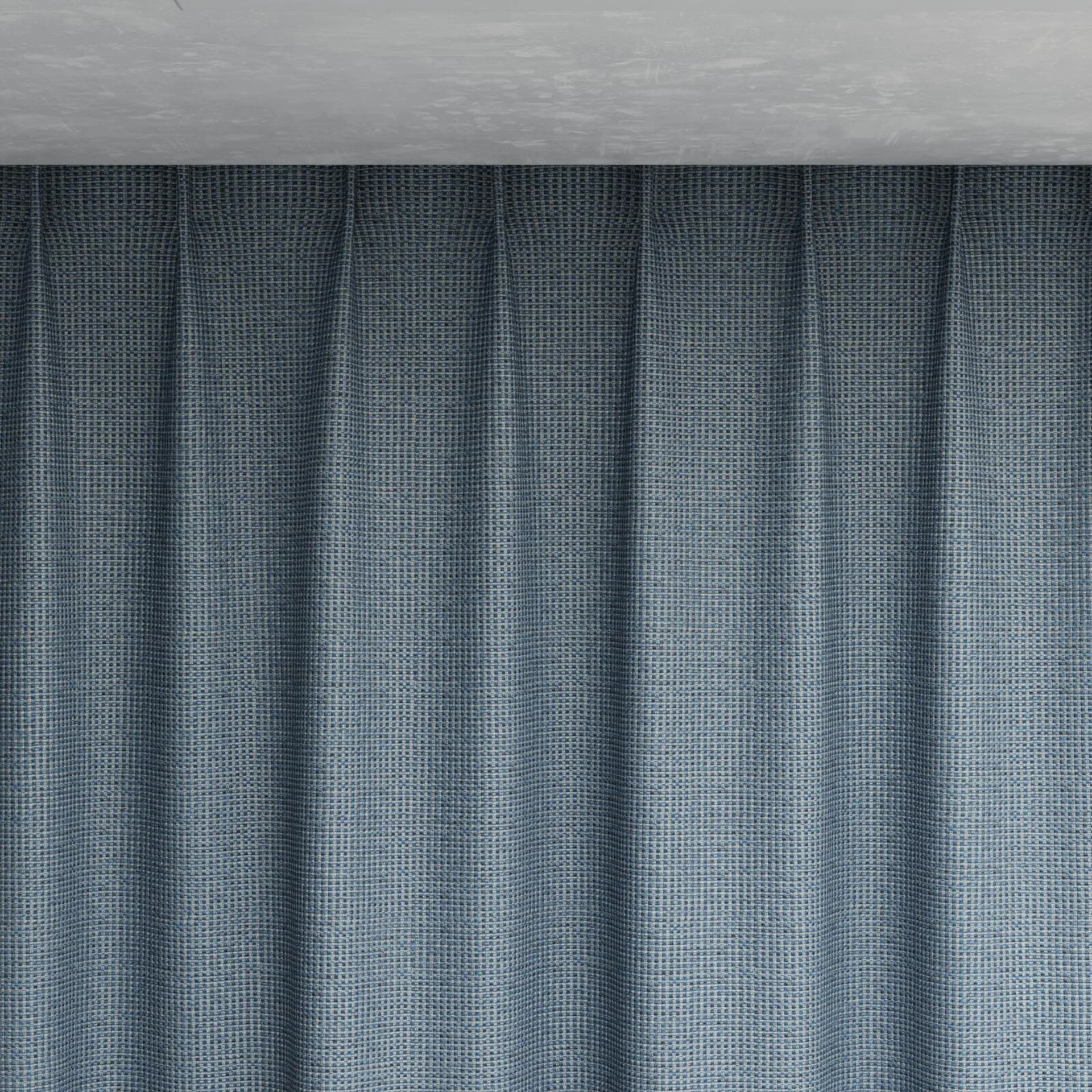 Top view of Astro Denim, pinch pleat