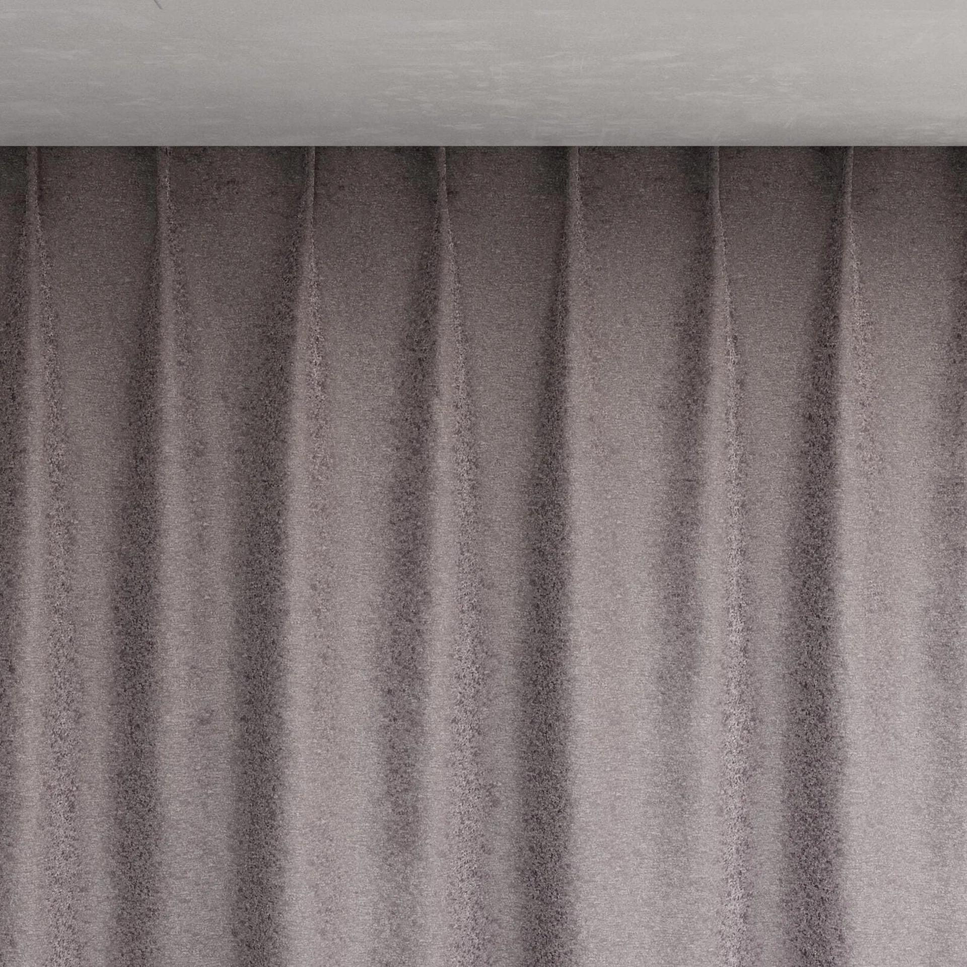Top view of Brigadier Slate, pinch pleat