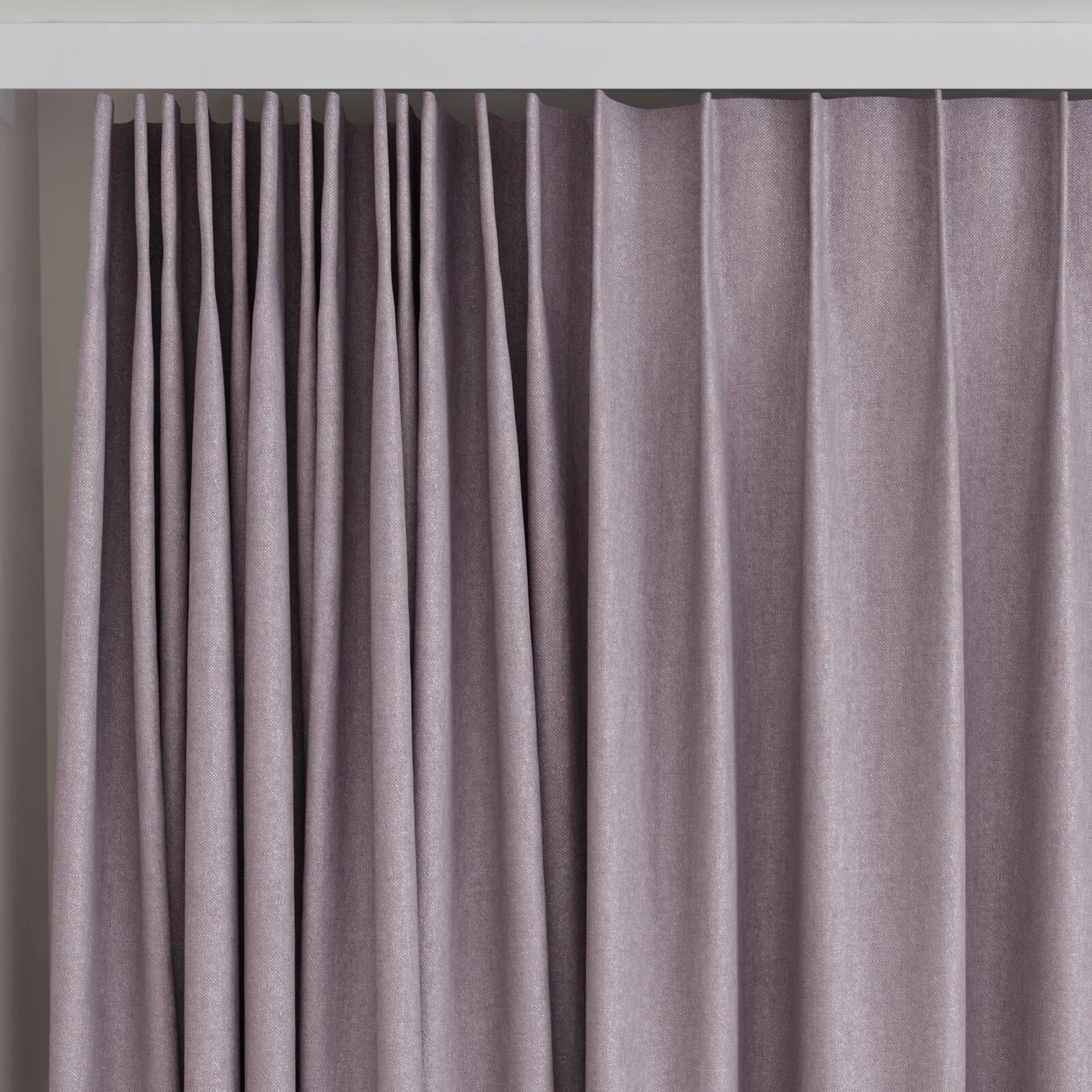 Top view of Rover Quartz, on curtain rail