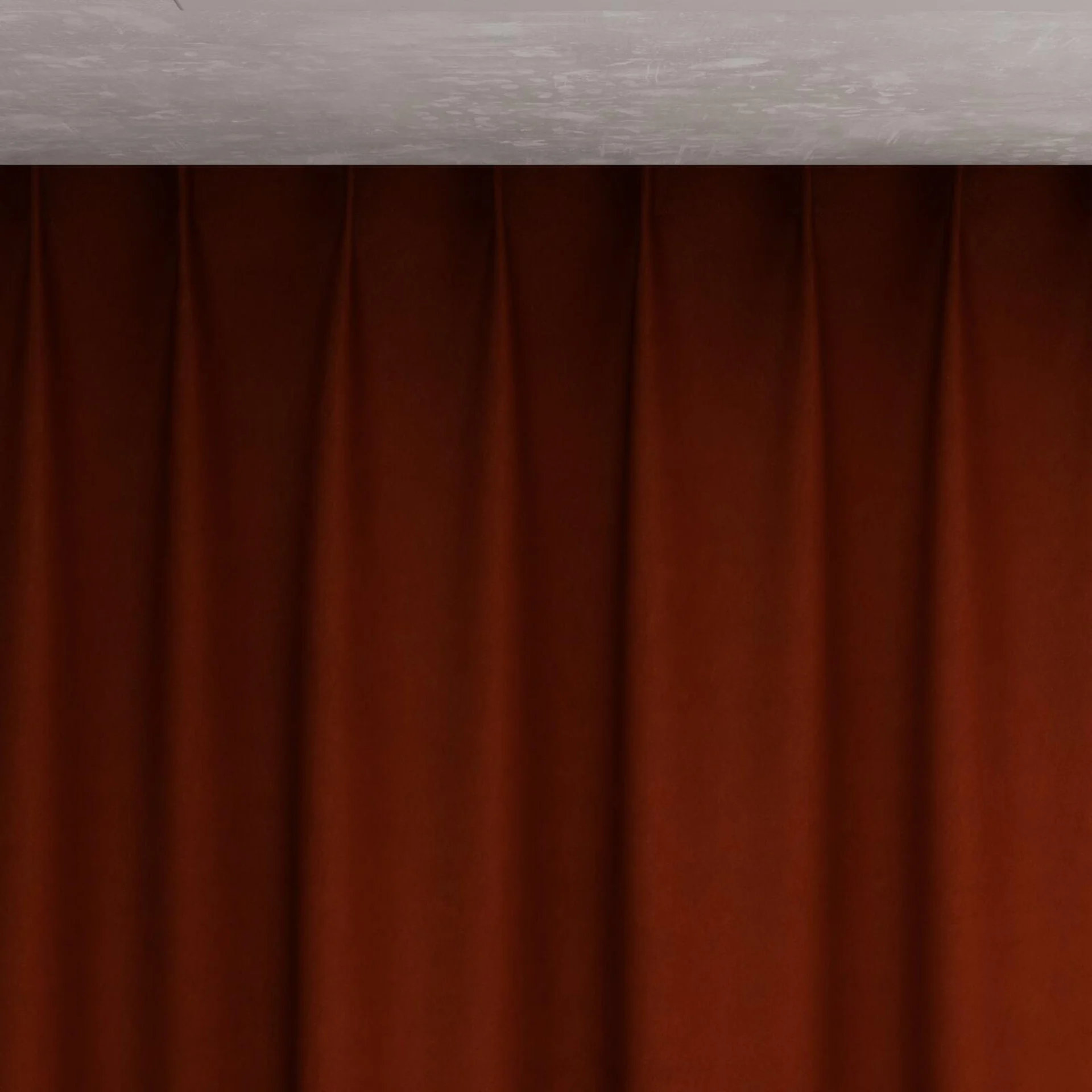 Top view of Lech Copper, pinch pleat