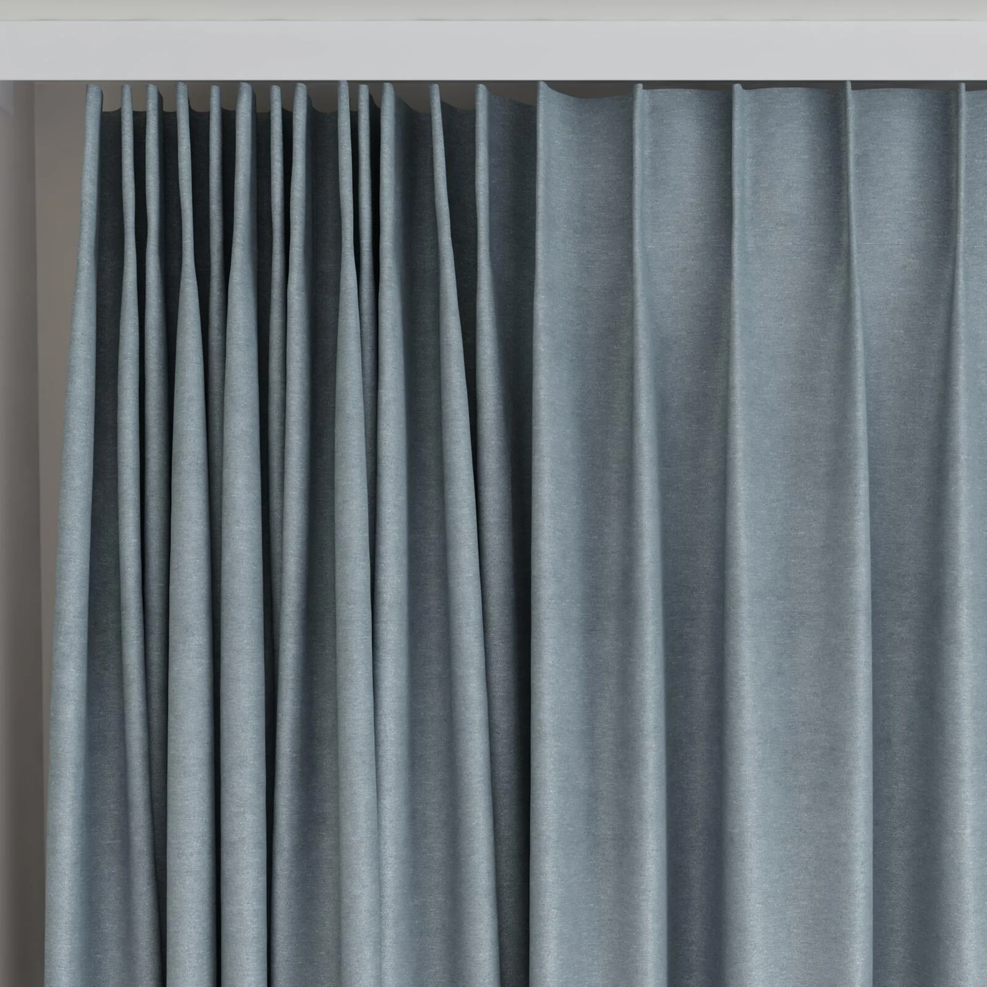 Top view of Baron Duckegg, on curtain rail