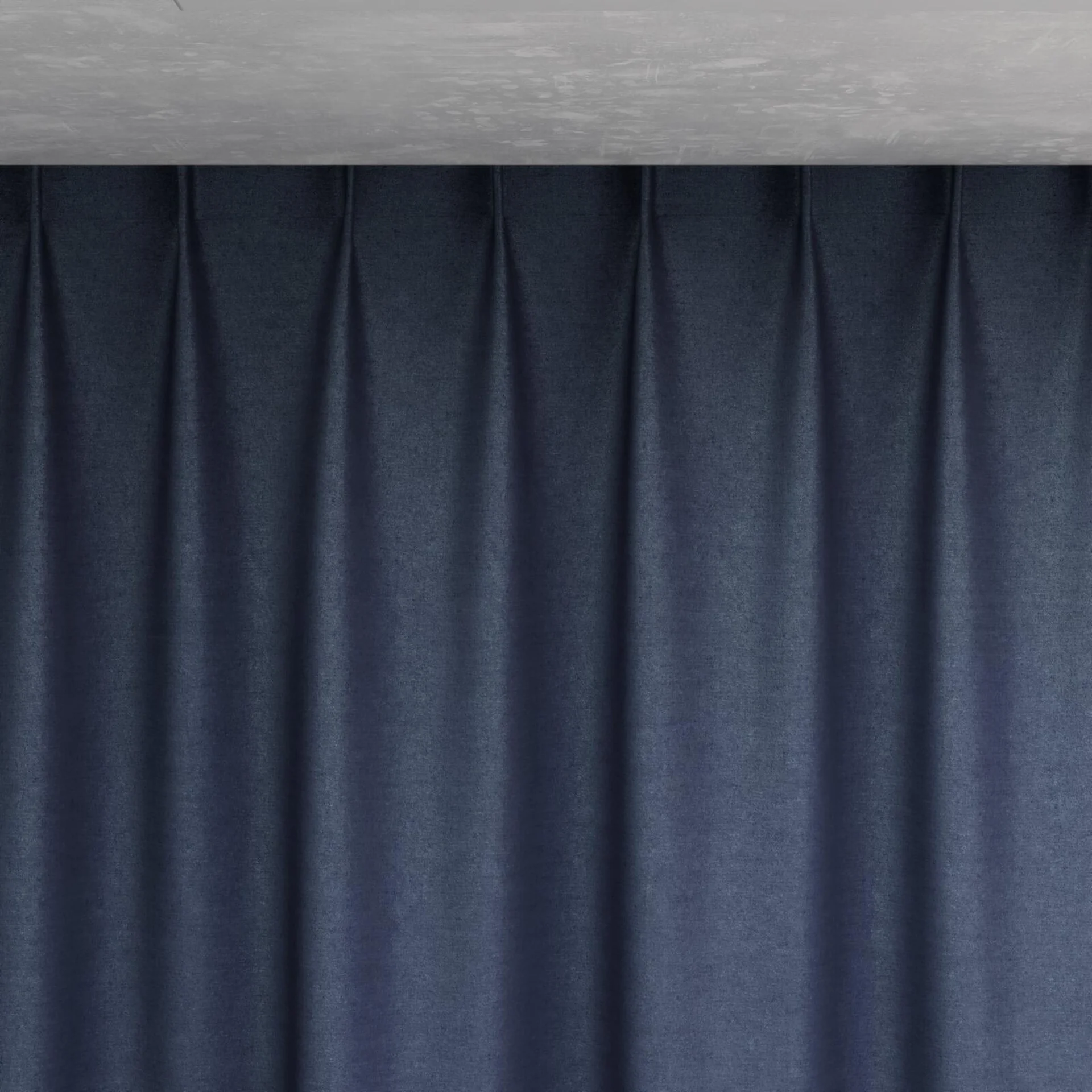 Top view of Drama Denim, pinch pleat
