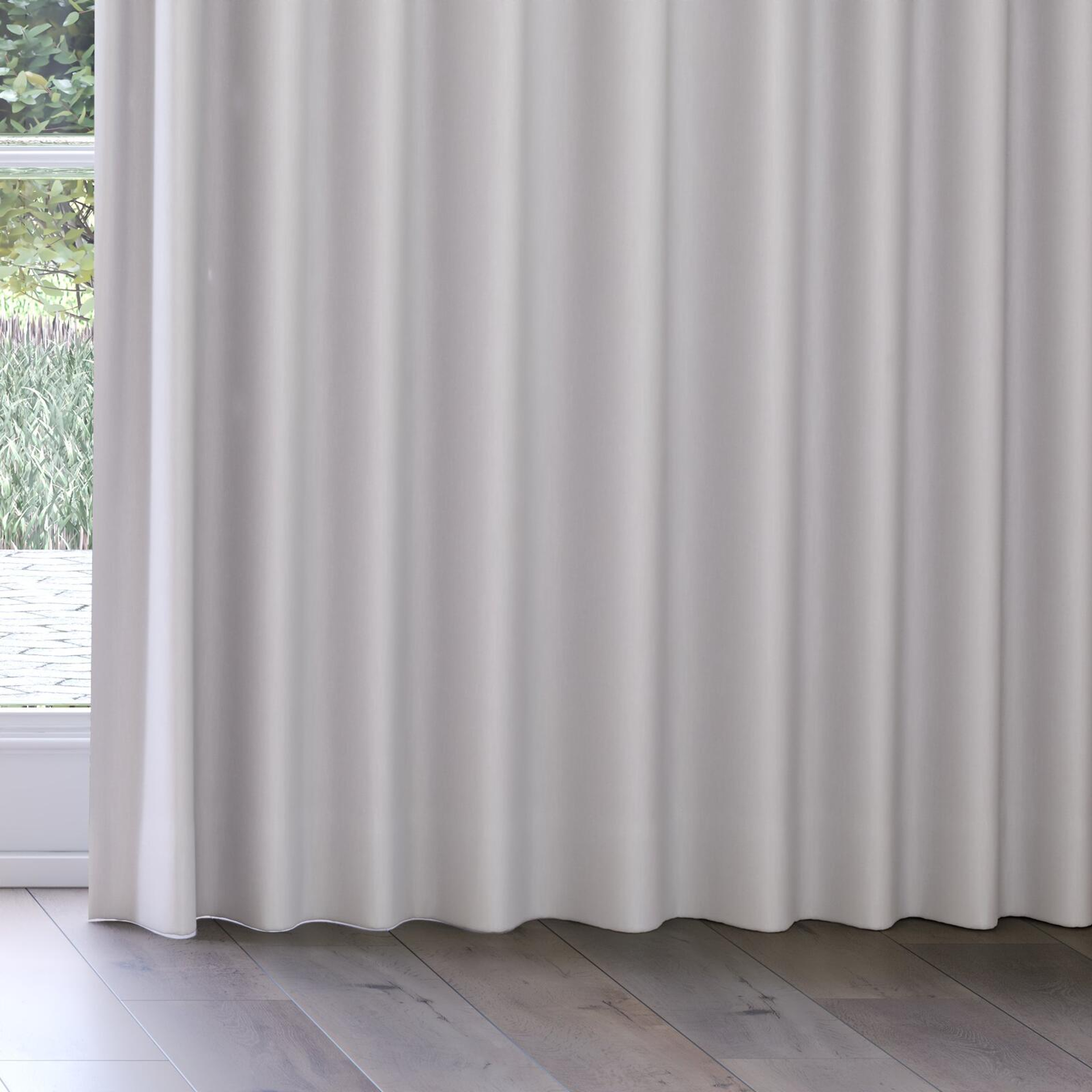 Bottom view of Luxo Shark, on curtain rail