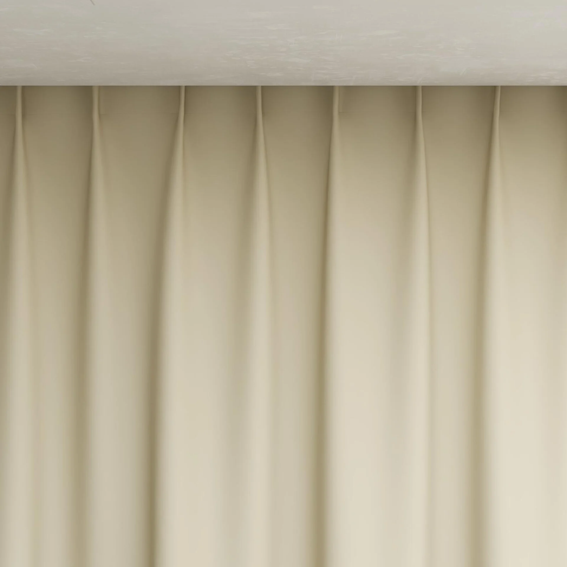 Top view of Vela Sand, pinch pleat