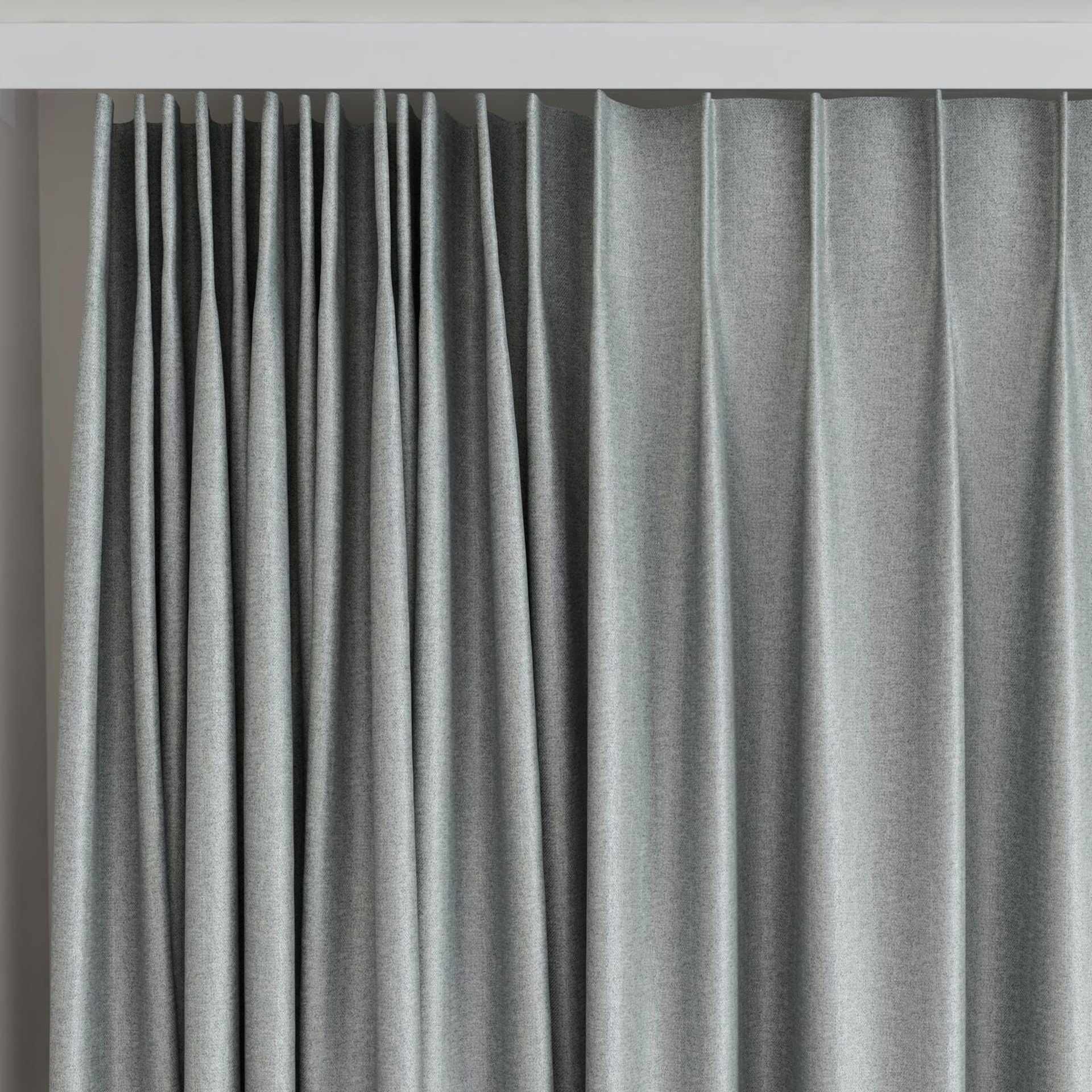 Top view of Taylor Surf, on curtain rail