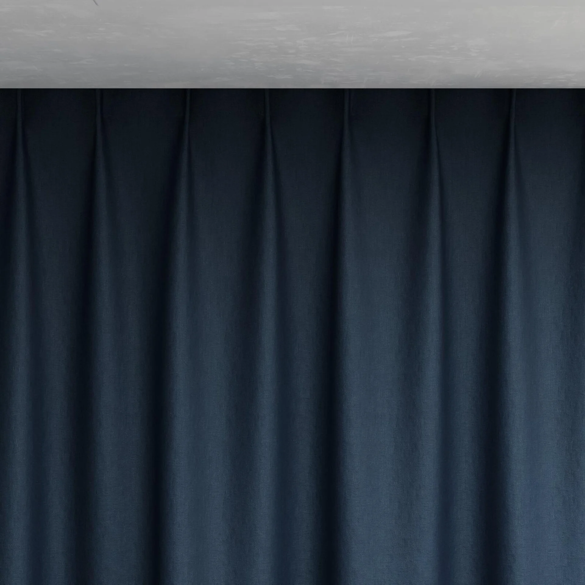 Top view of Eternal Coast, pinch pleat
