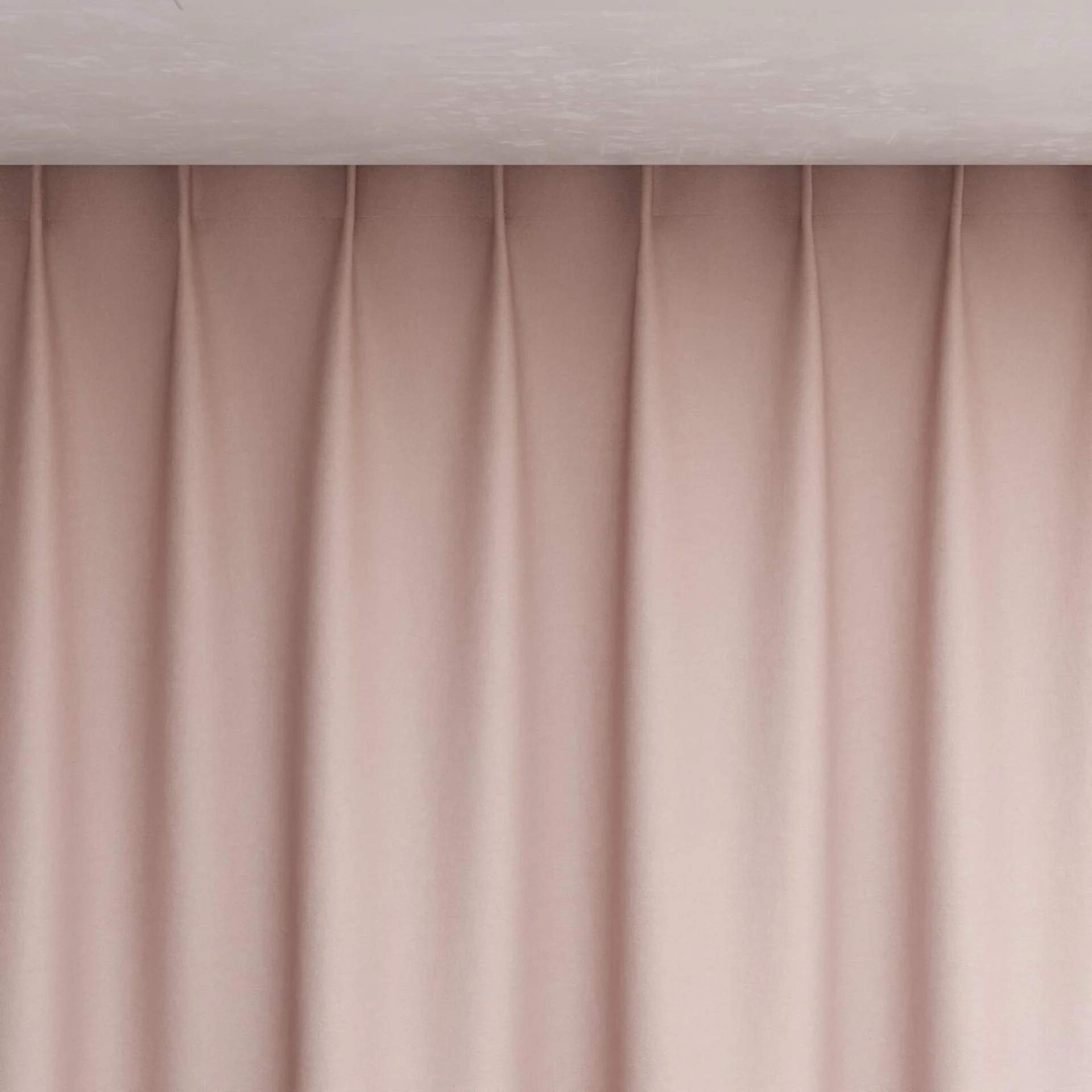 Top view of Brugge Dragee, pinch pleat