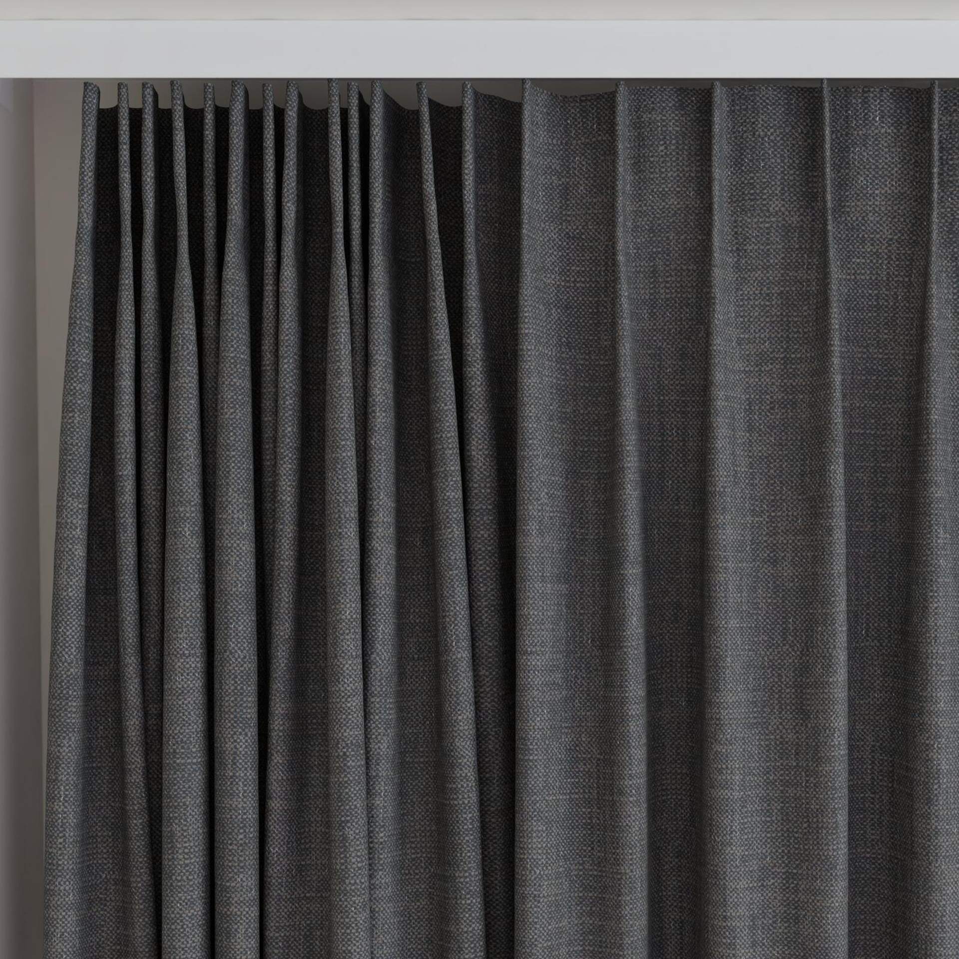 Top view of Planet Ink, on curtain rail