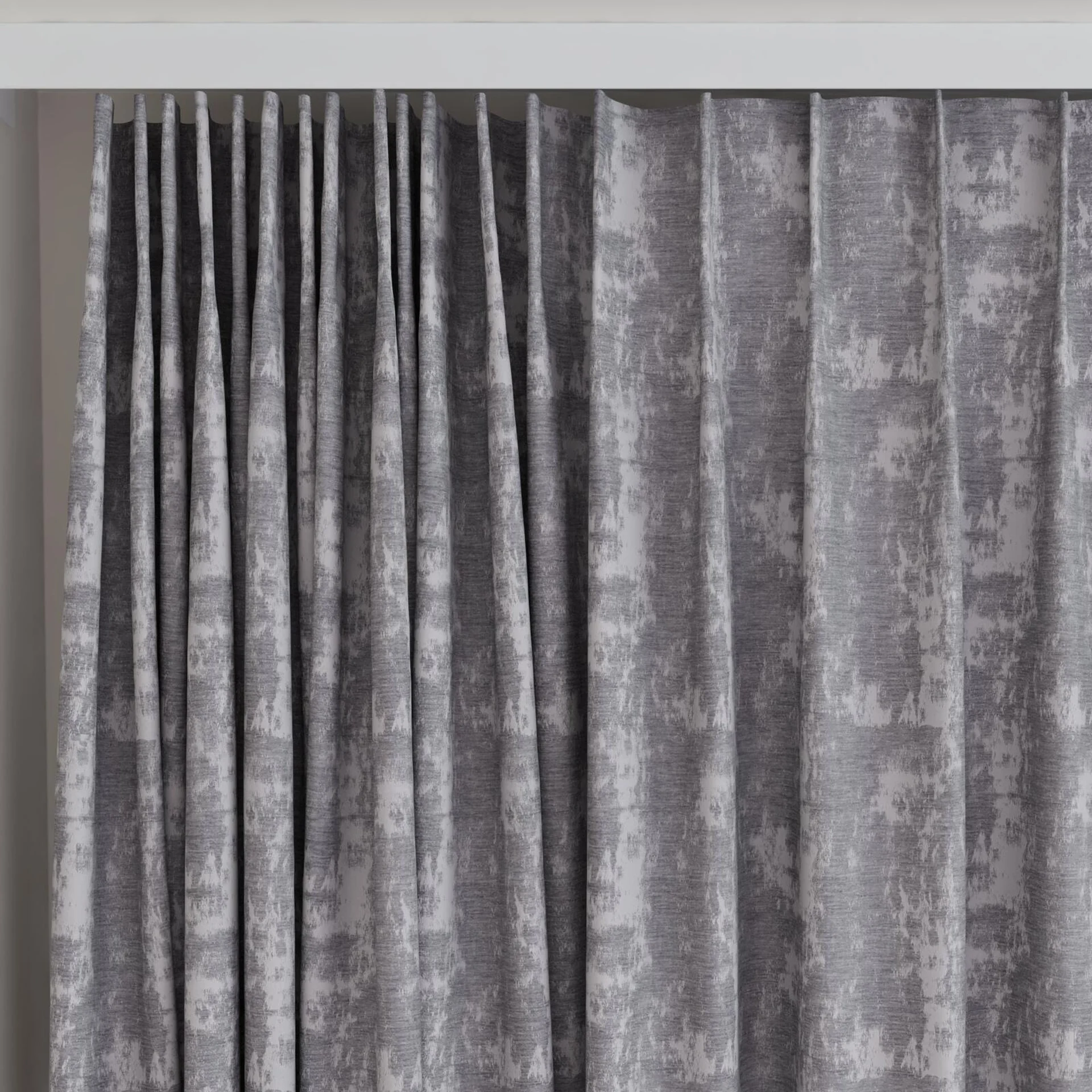 Top view of Innovation Ash, on curtain rail