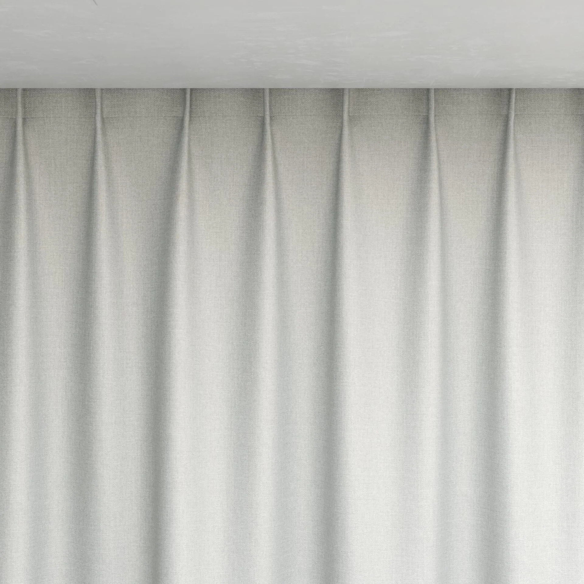 Top view of Jupiter Pearl, pinch pleat