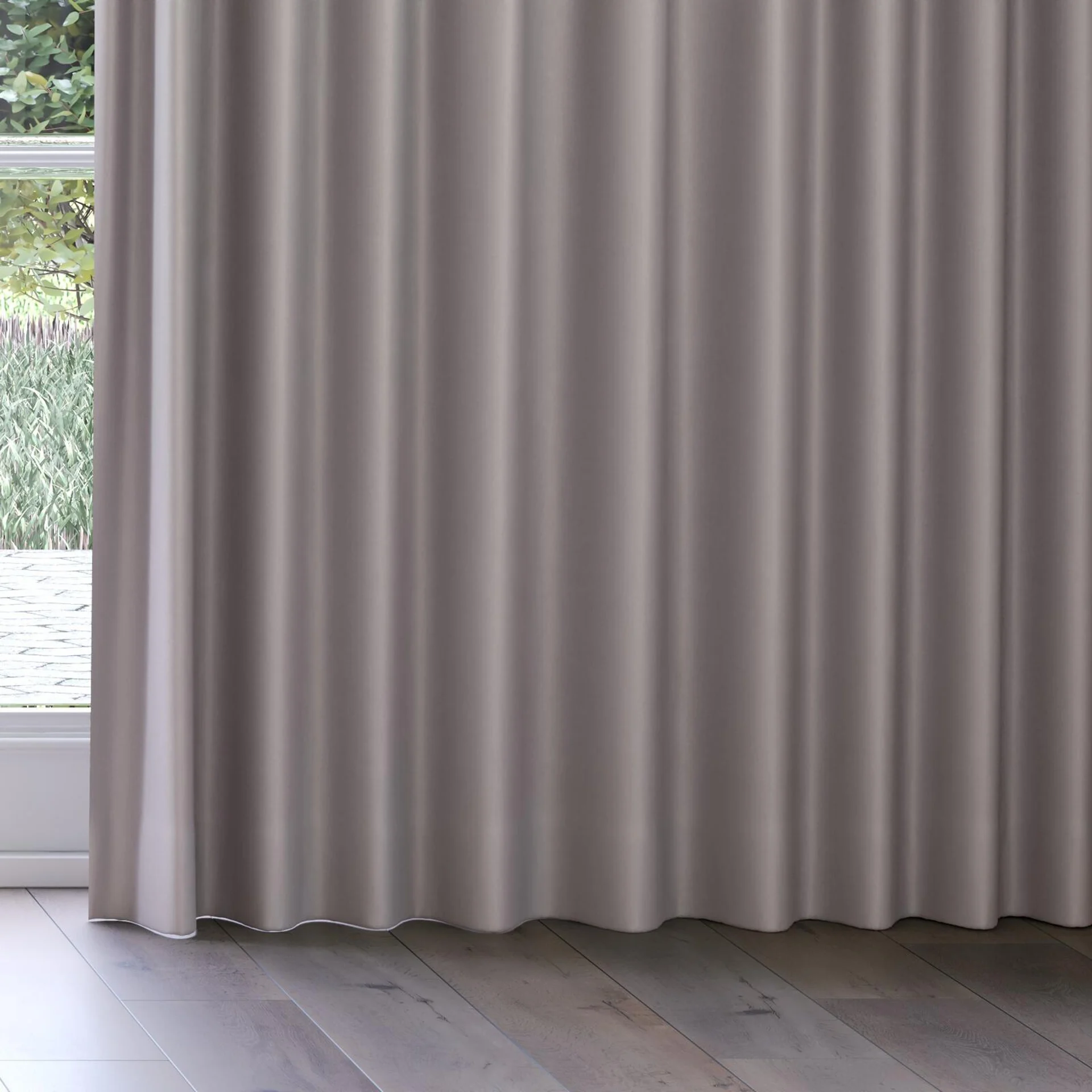 Bottom view of Re-Vive Zinc, on curtain rail