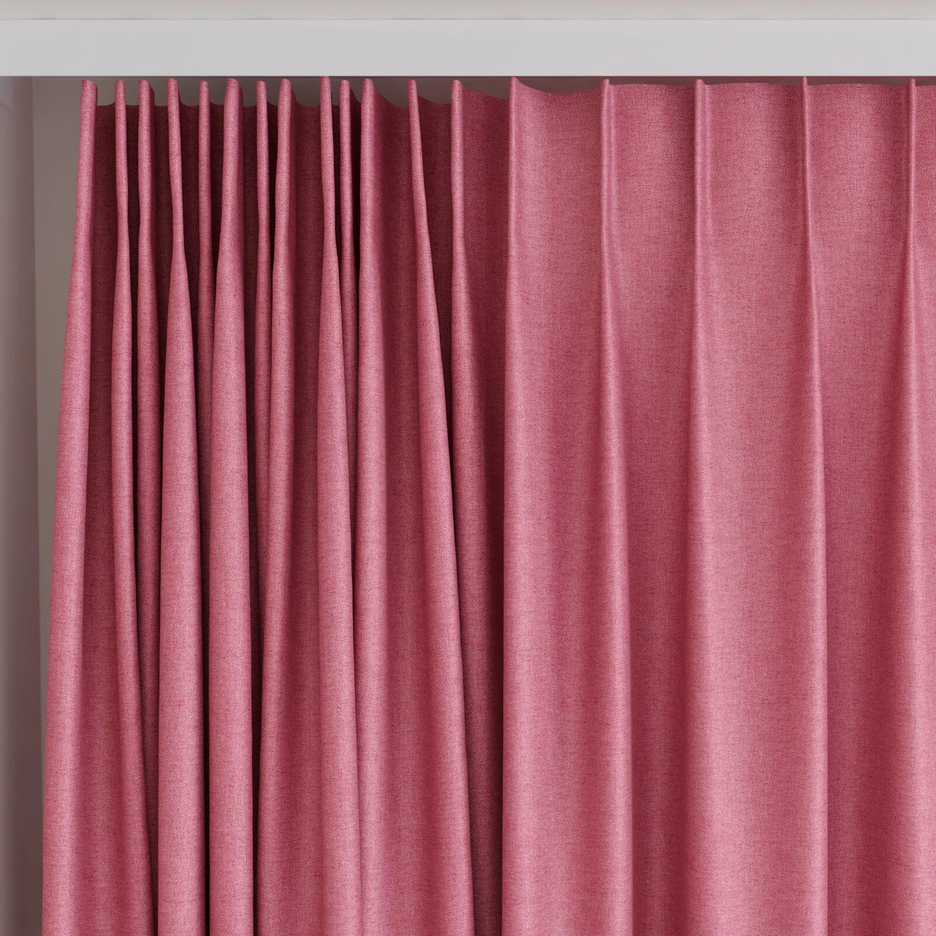 Top view of Grove Lollipop, on curtain rail