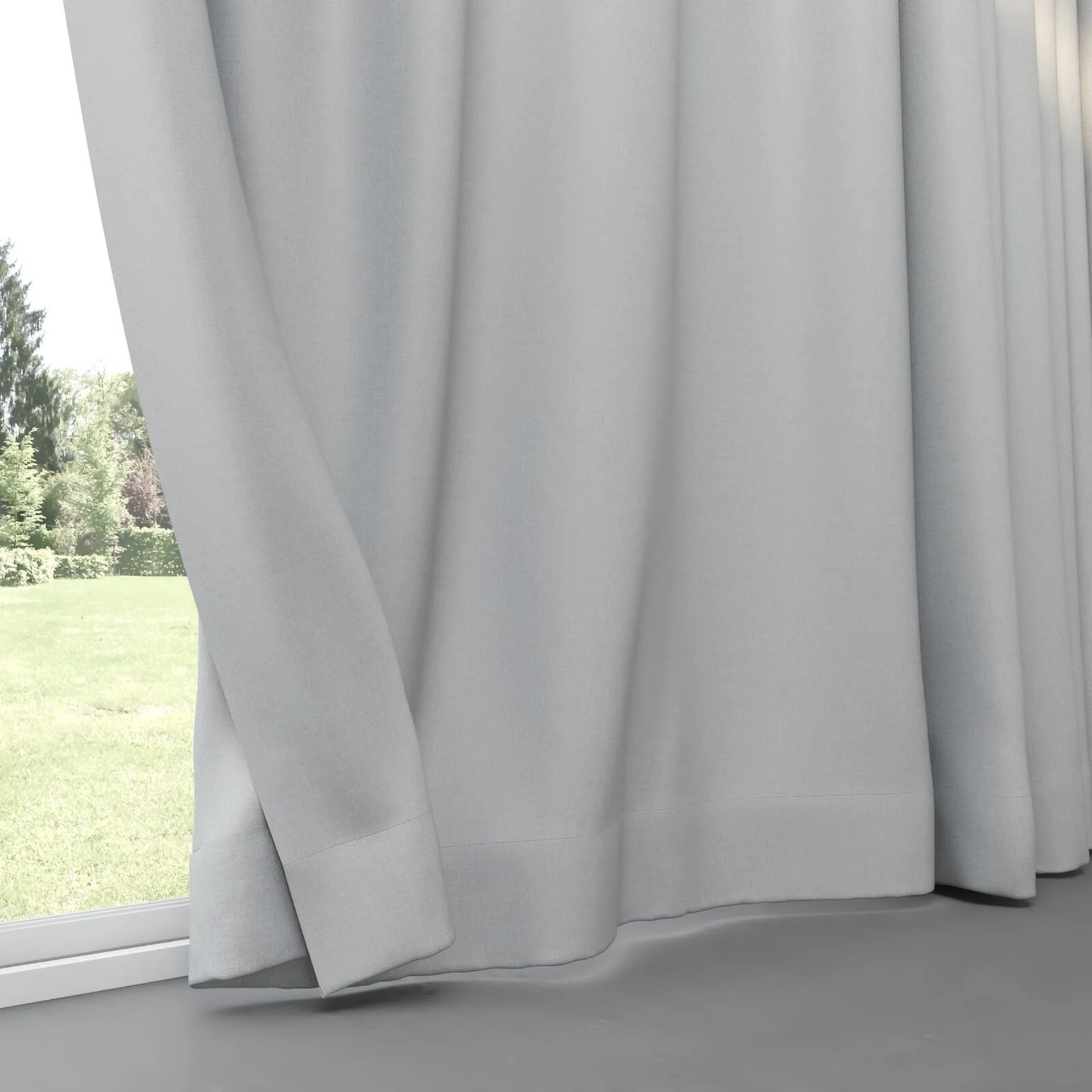 Bottom view of Urban Zinc, pinch pleat