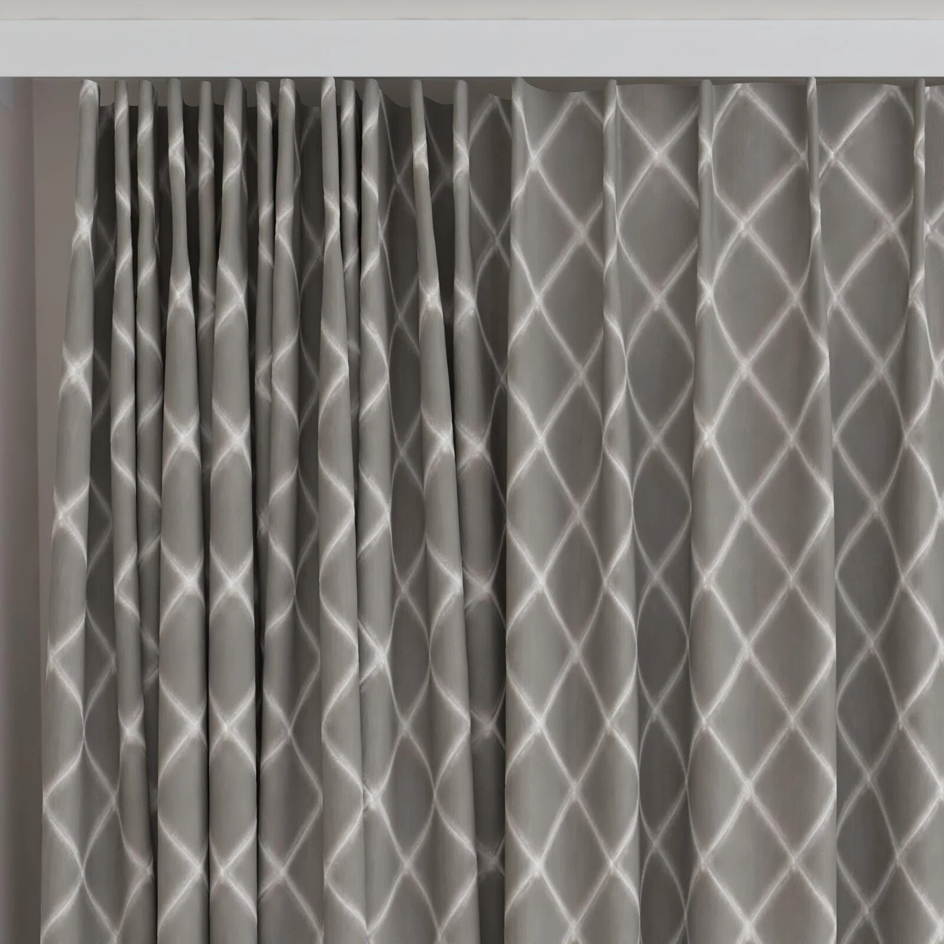 Top view of Pantheon Pigeon, on curtain rail