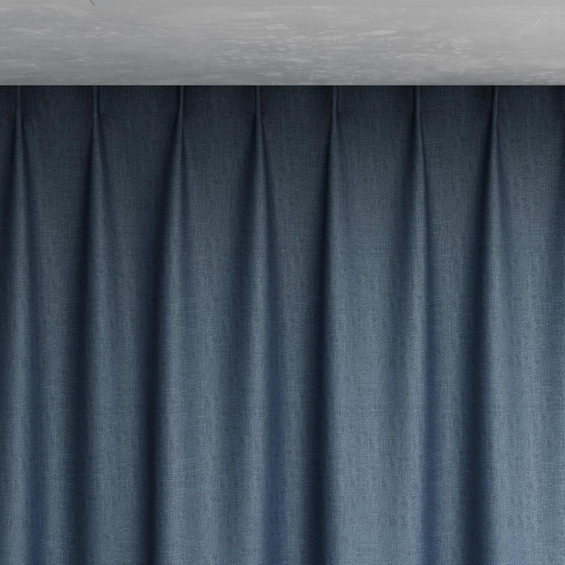 Top view of Matrix FR Bluesteel, pinch pleat