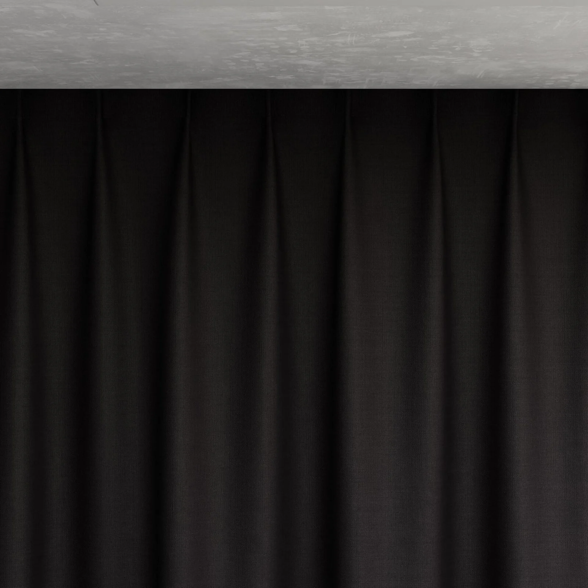 Top view of Linex Onyx, pinch pleat