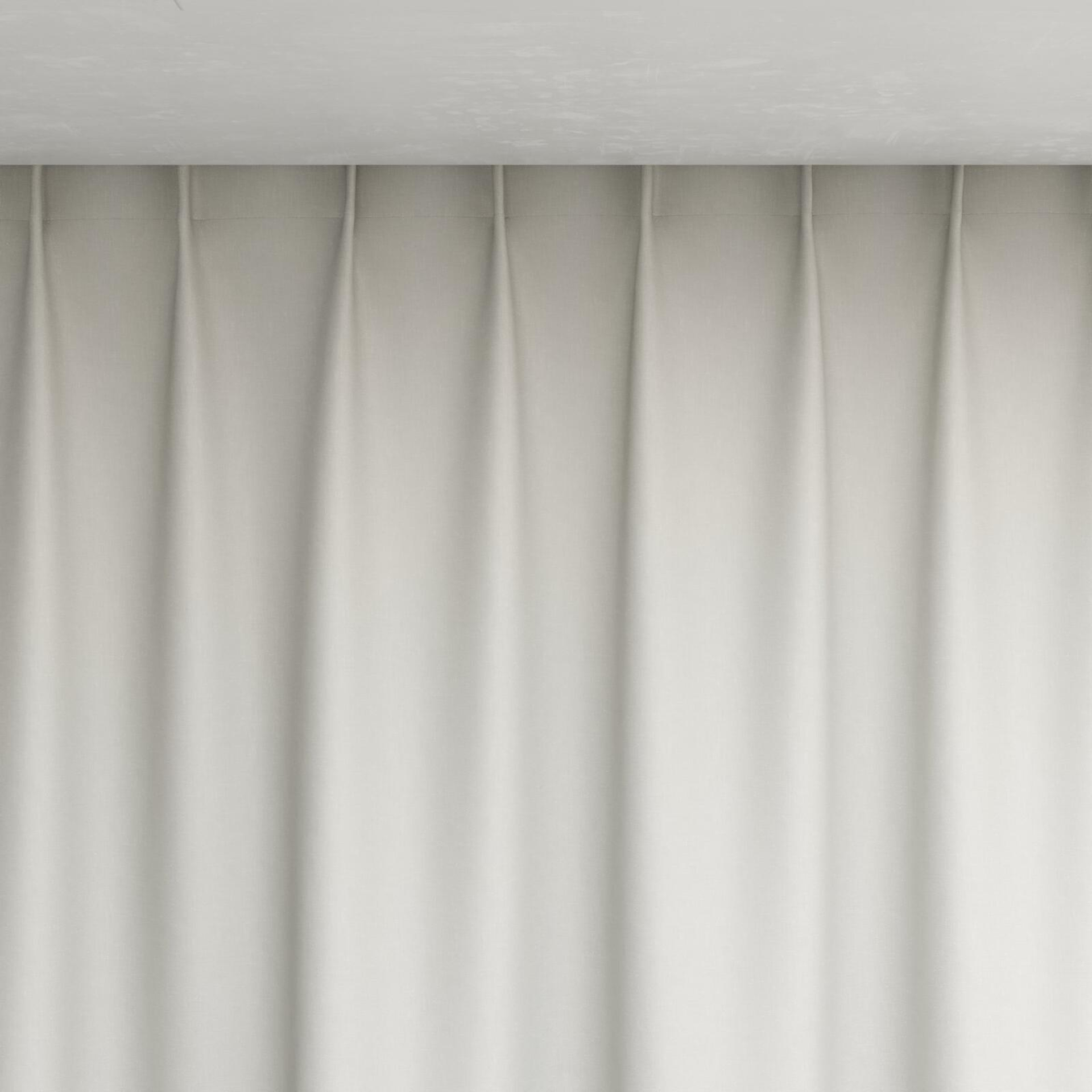 Top view of Naturama Limestone, pinch pleat