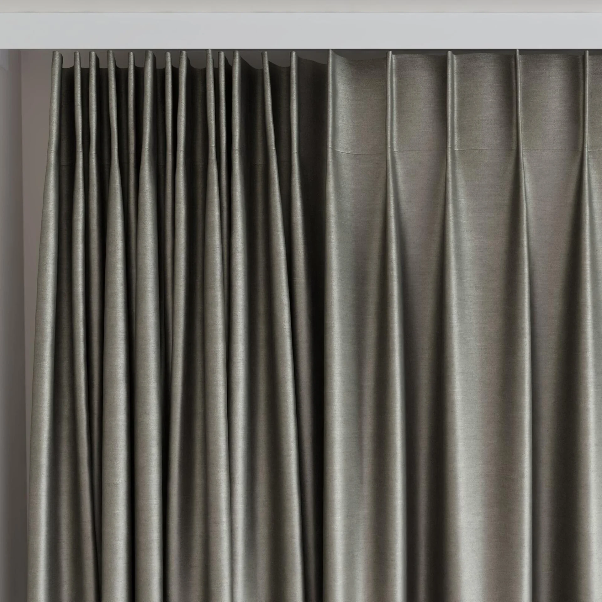 Top view of Mont Blanc Antique, on curtain rail