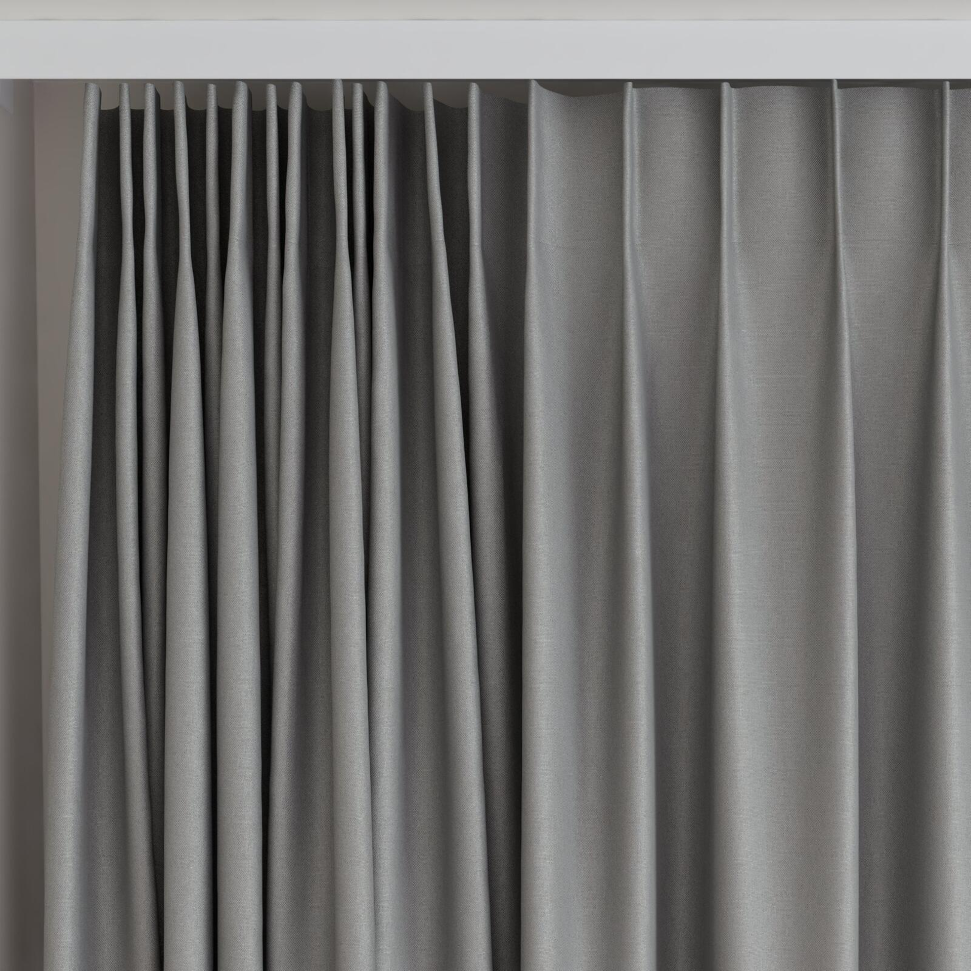 Top view of Woolskin Shark, on curtain rail