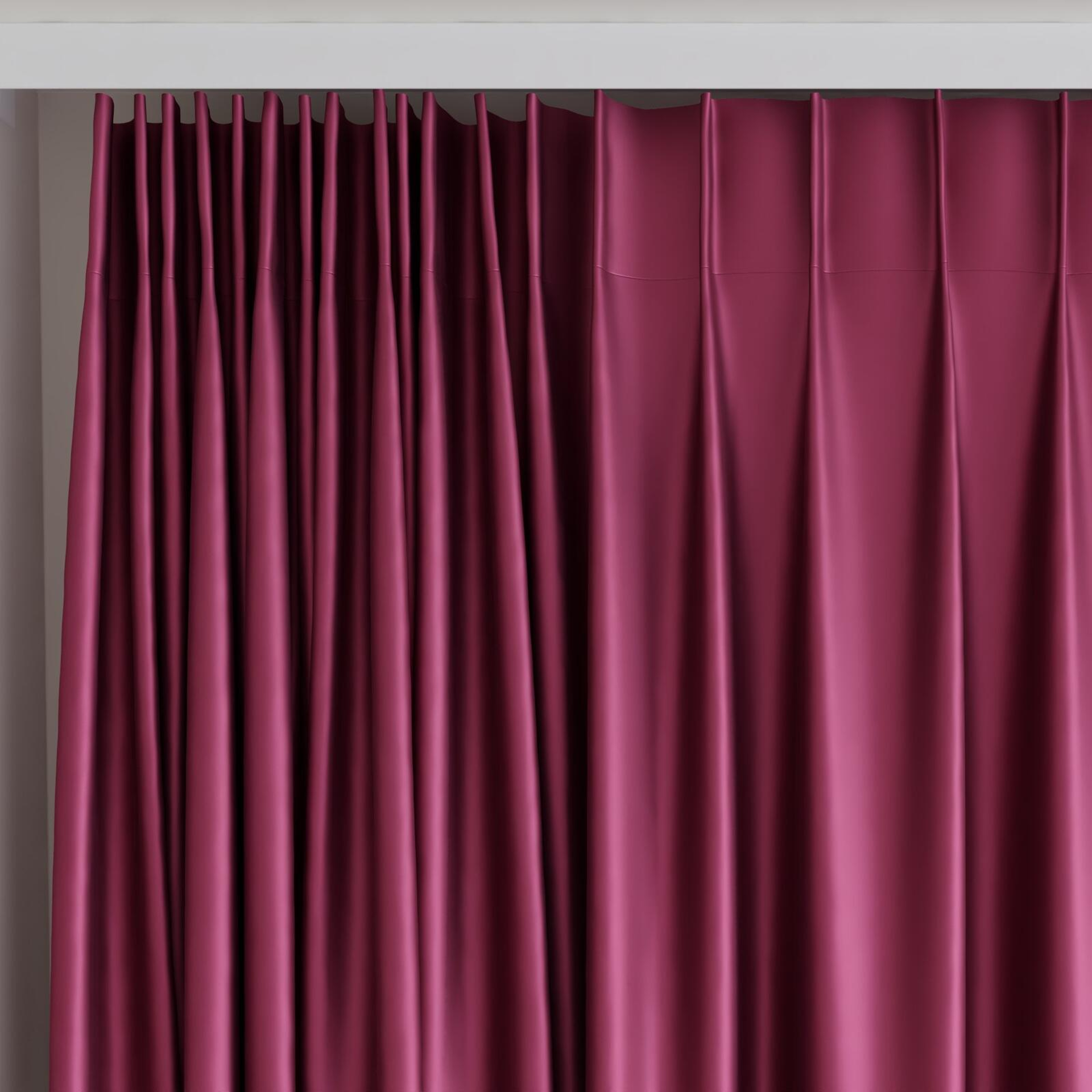 Top view of Moonbeam Granita, on curtain rail