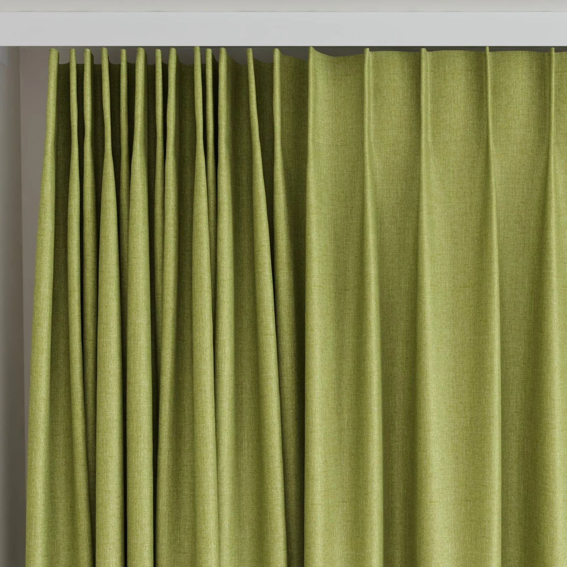 Top view of Kidglove Oasis, on curtain rail