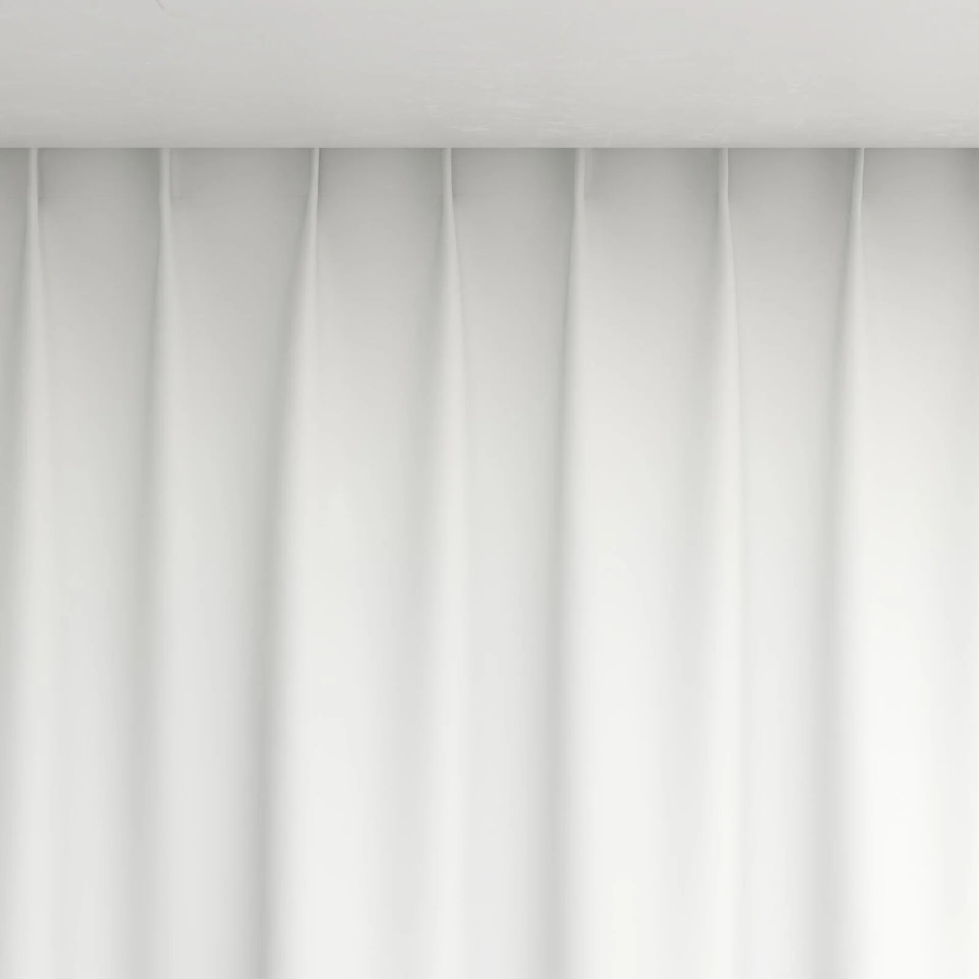 Top view of Luxo Swan, pinch pleat