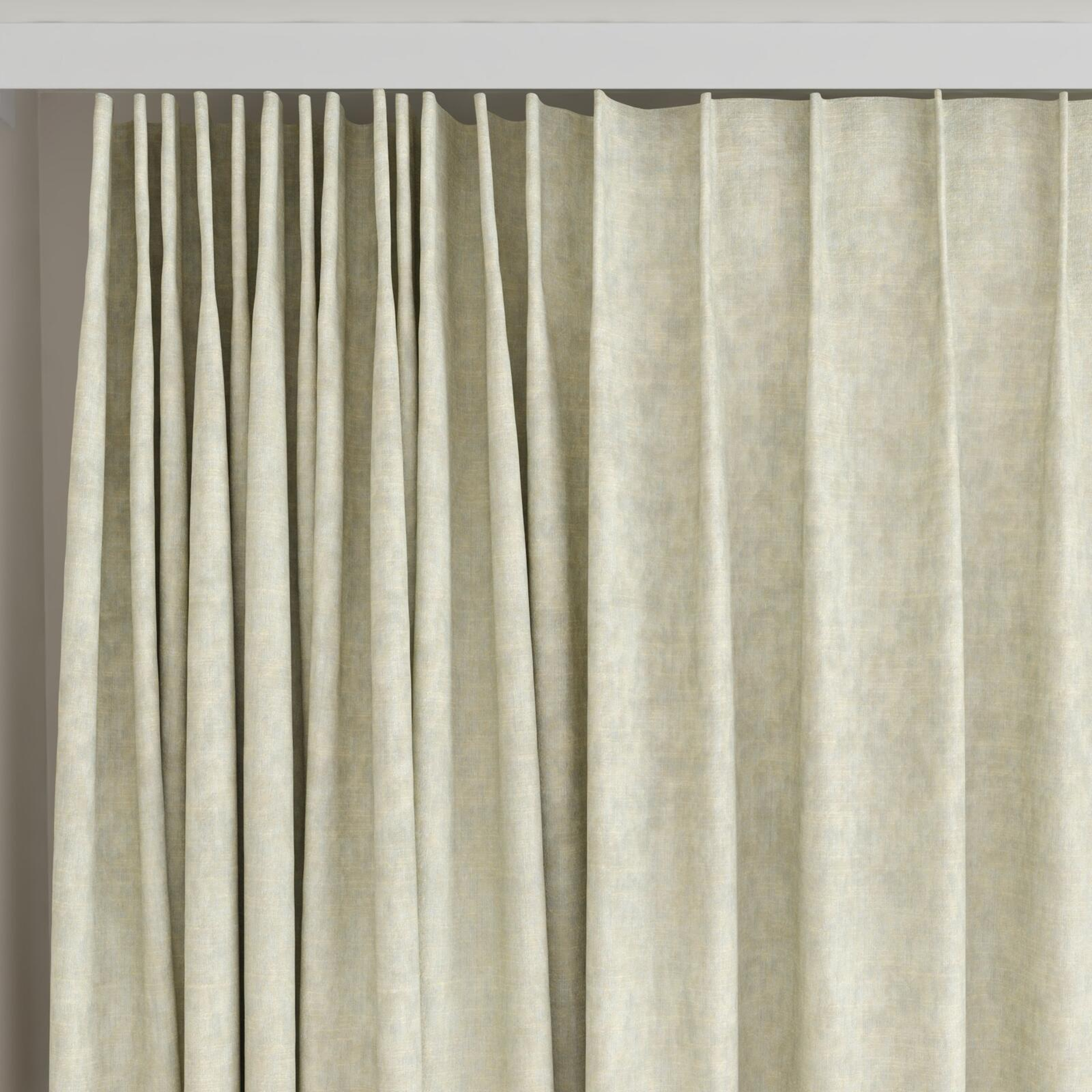 Top view of Renaissance Sand, on curtain rail