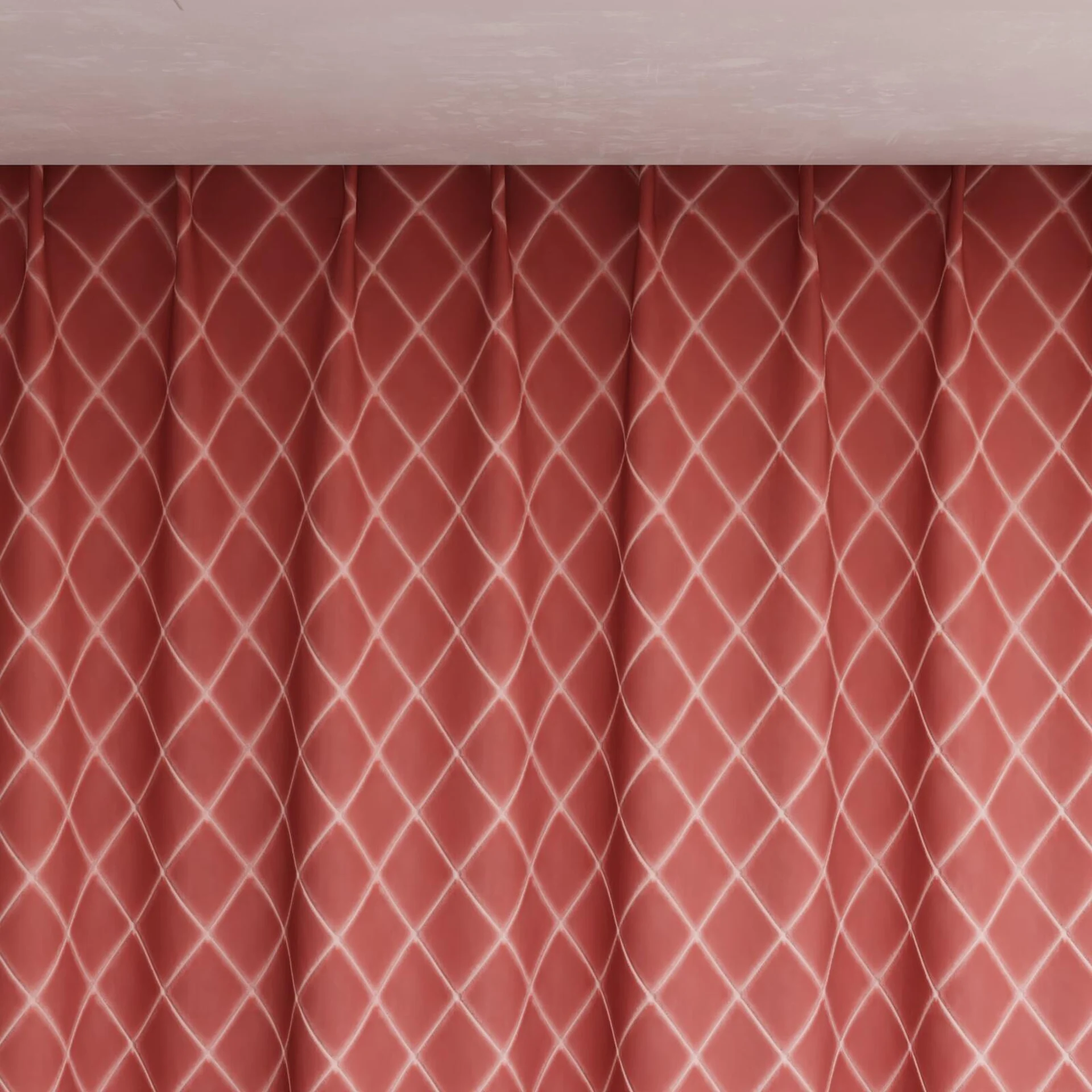 Top view of Pantheon Bellini, pinch pleat