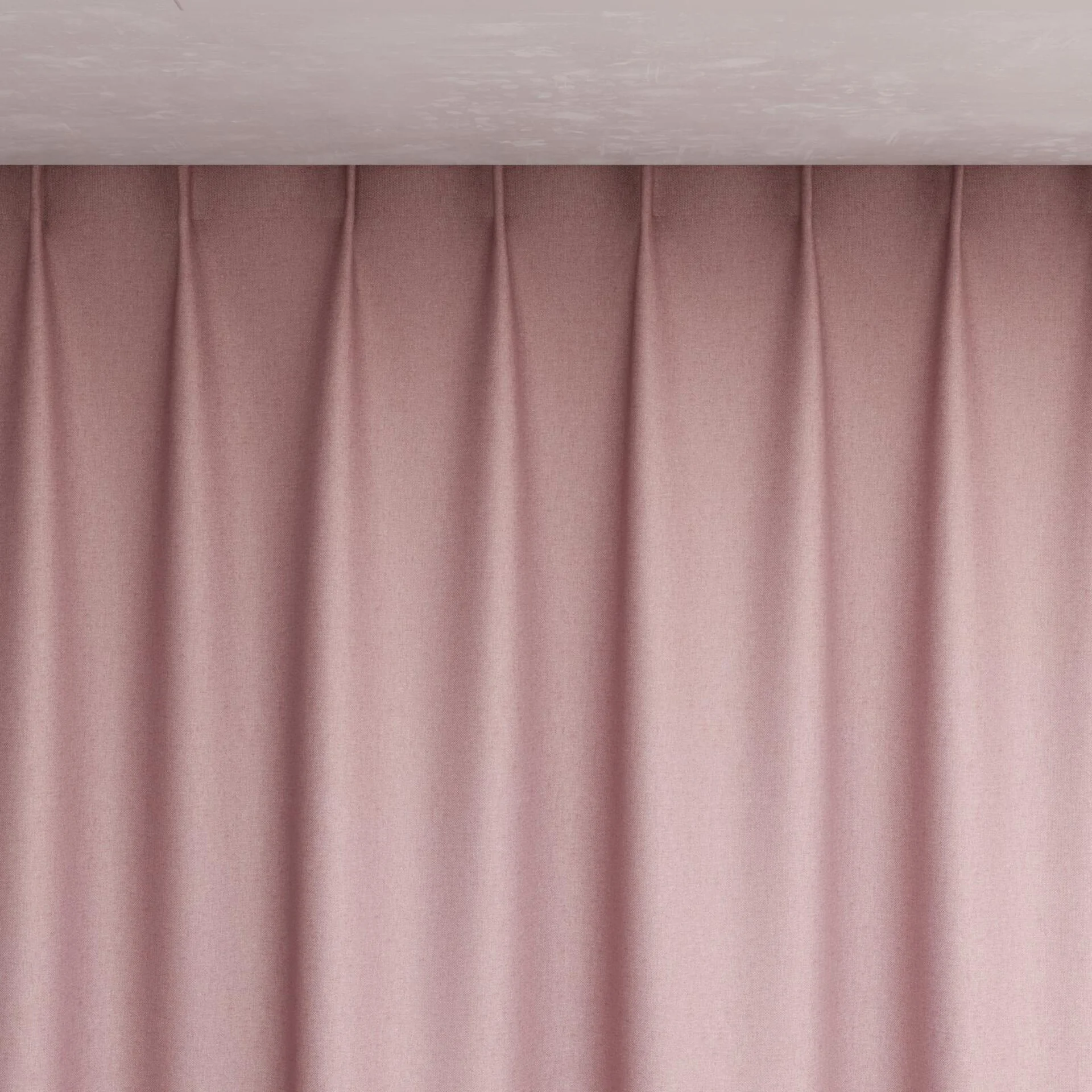 Top view of Grove Lotus, pinch pleat