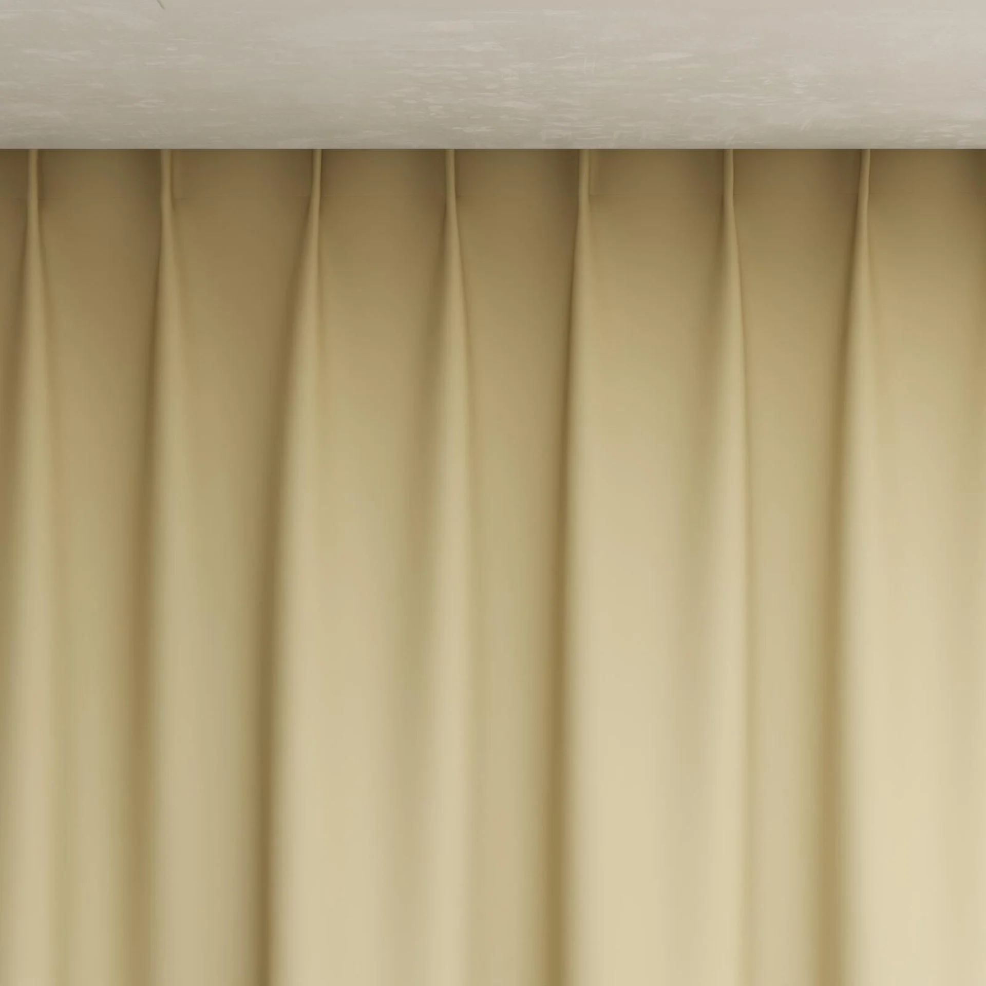 Top view of Vesta Raffia, pinch pleat