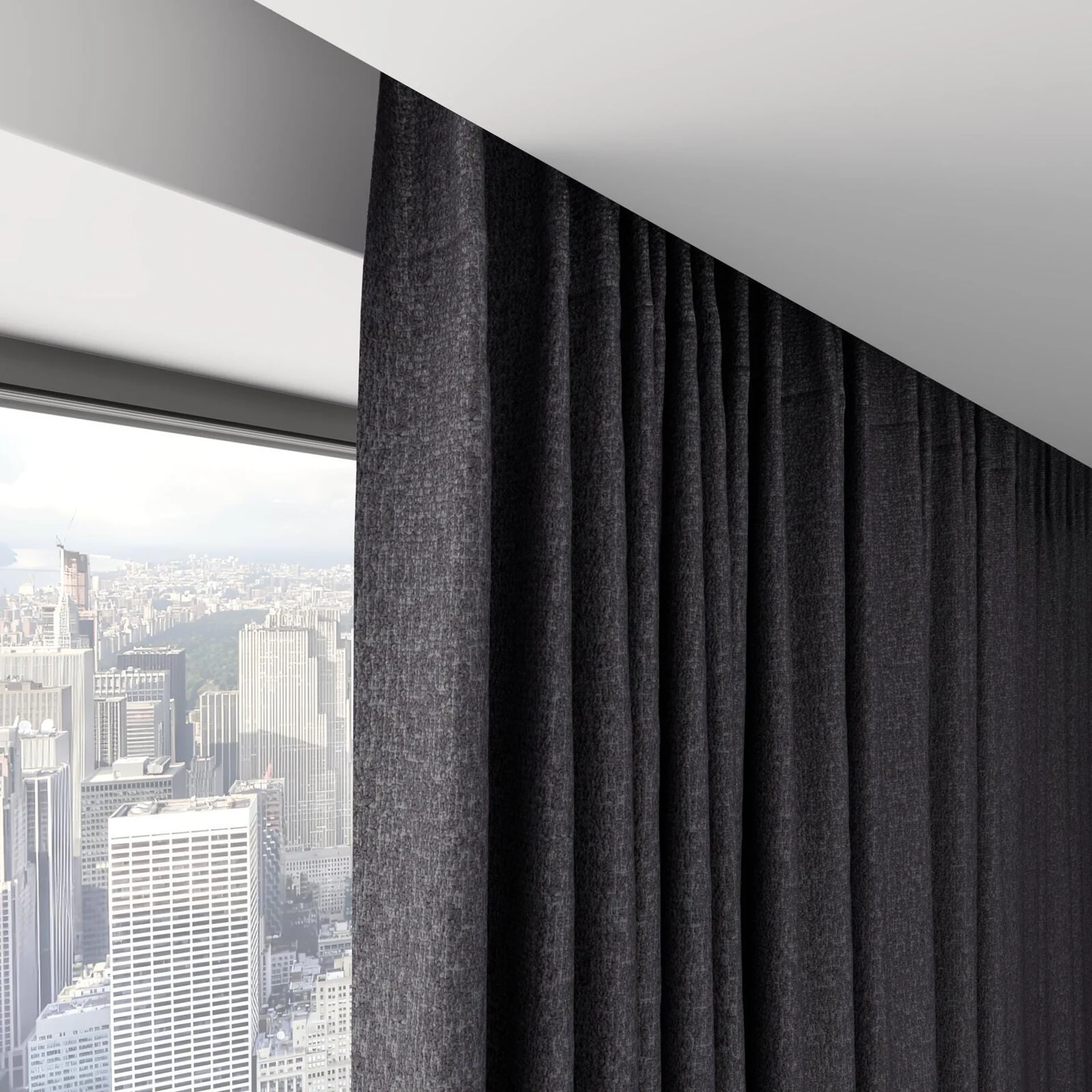 Top view of Sabik Anthracite, on hidden rail