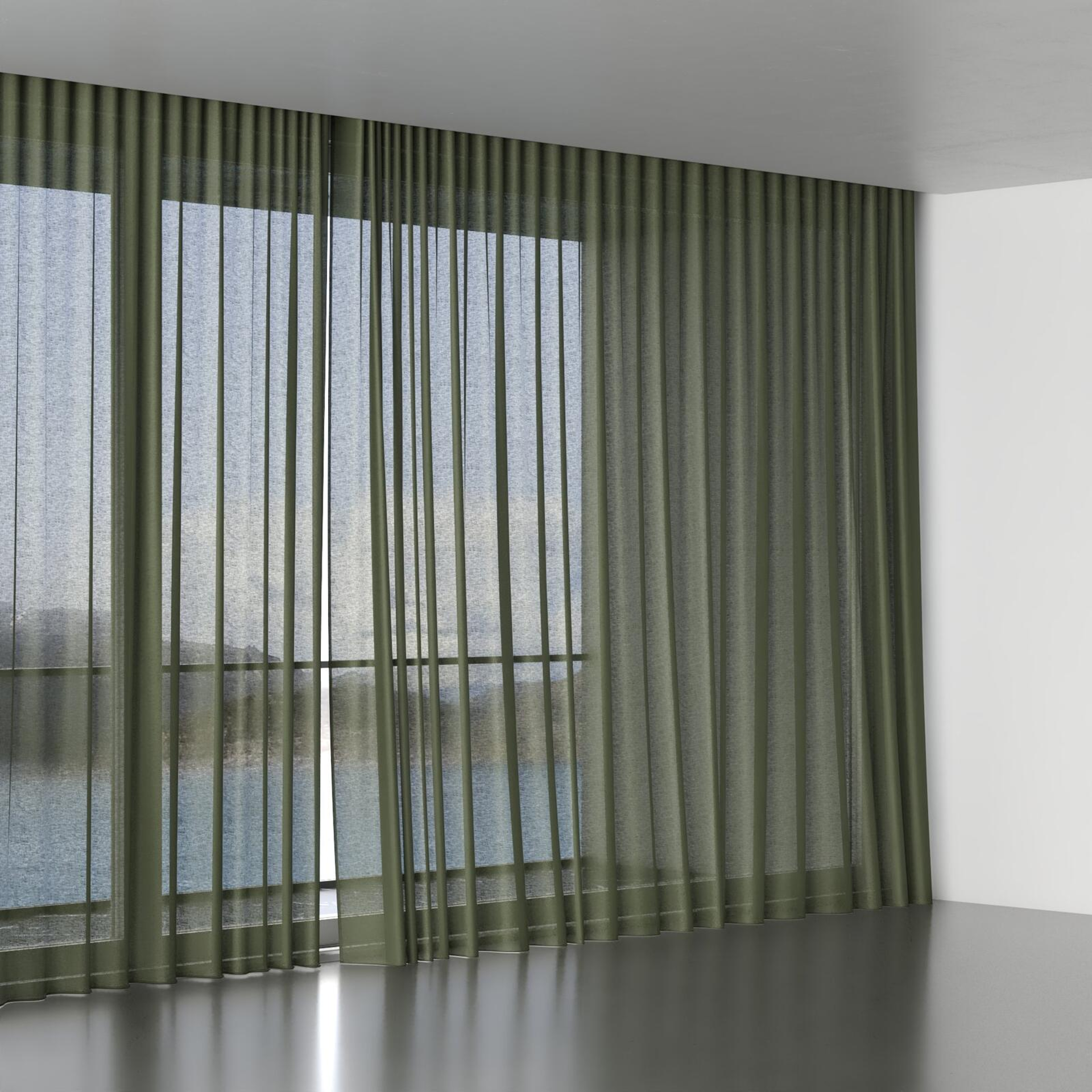 Full view of Wategos Rainforest, wave pleat