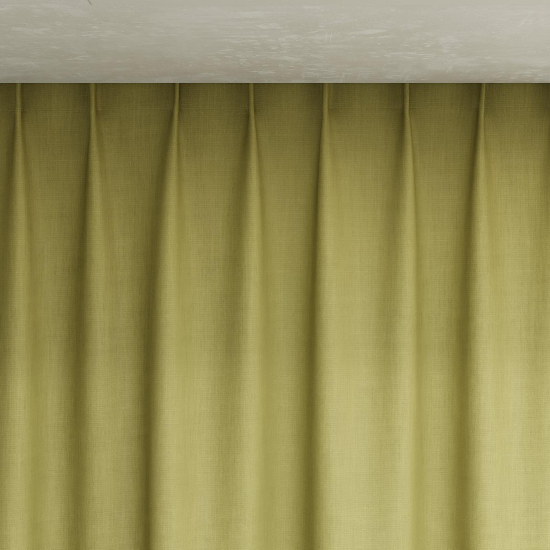 Top view of Lexicon Avocado, pinch pleat