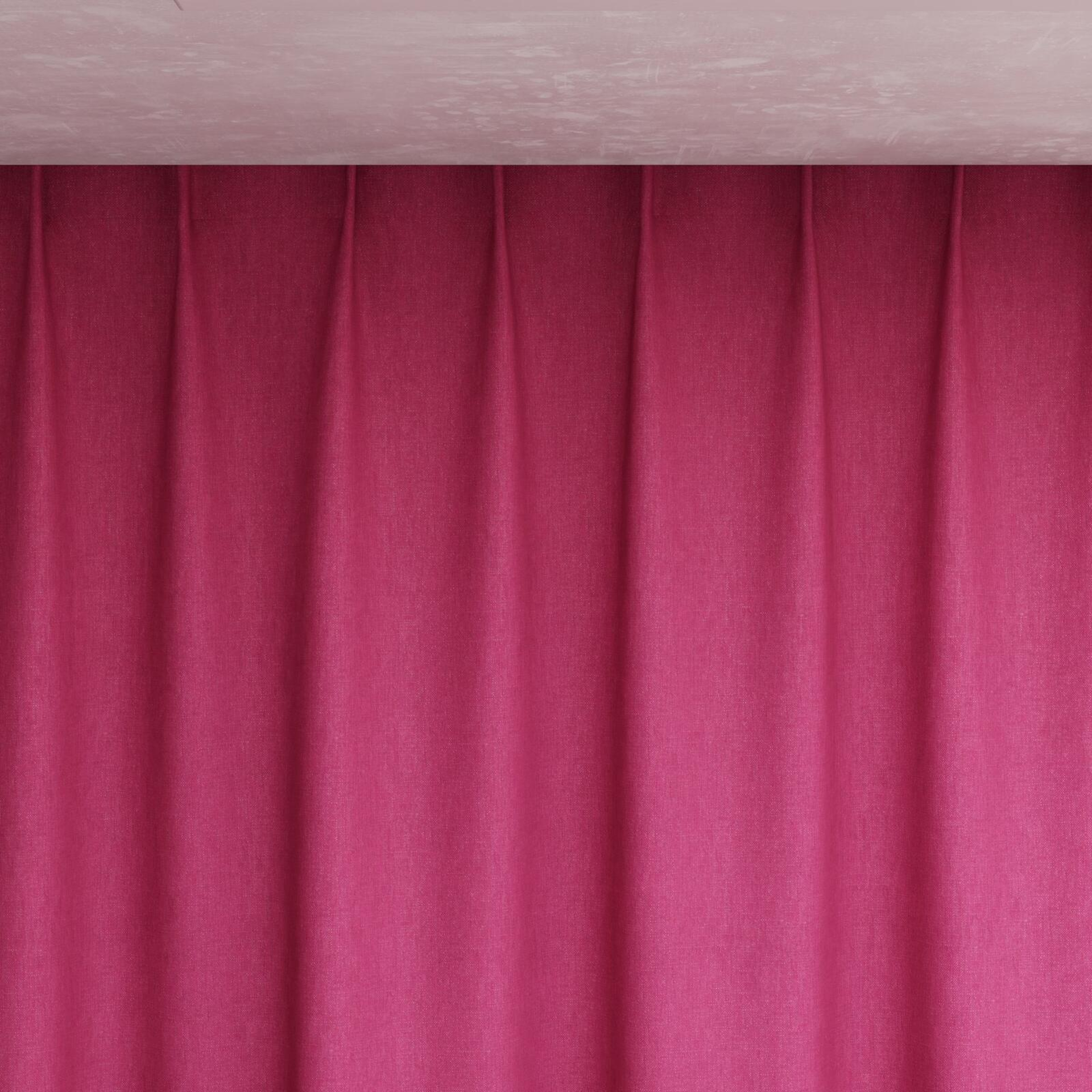 Top view of Rover Magenta, pinch pleat