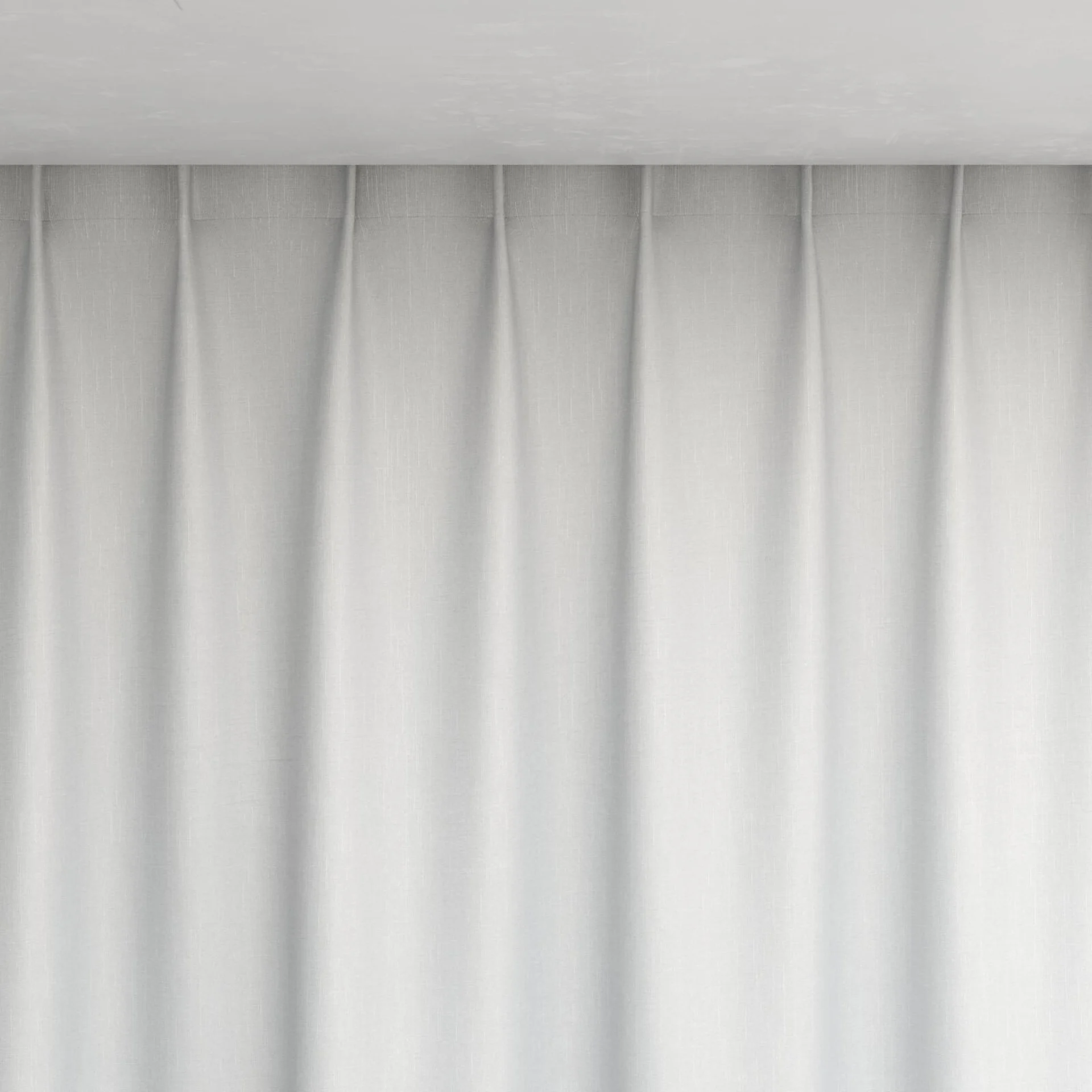 Top view of Bavaria Swan, pinch pleat