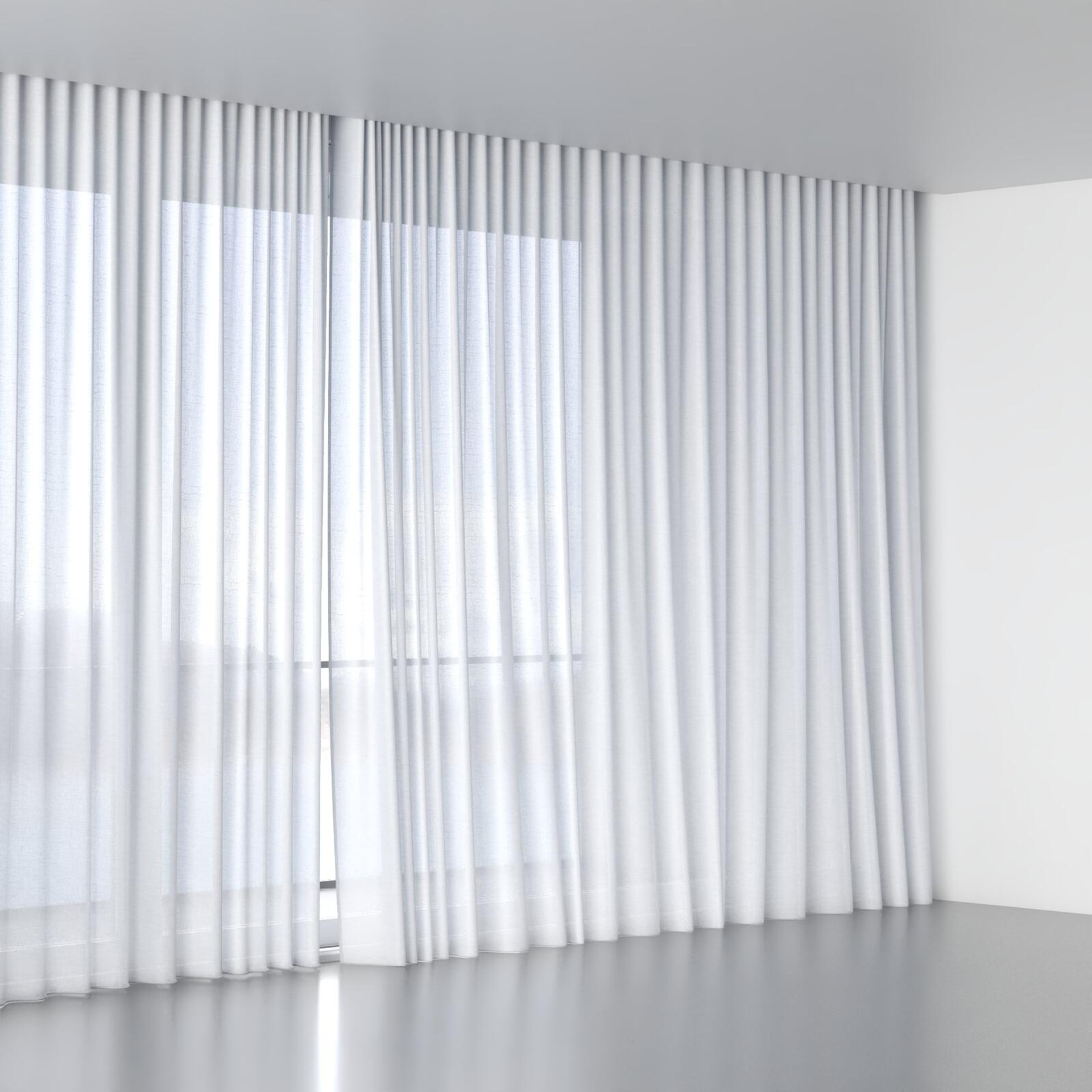 Full view of Arcadia Silver, wave pleat