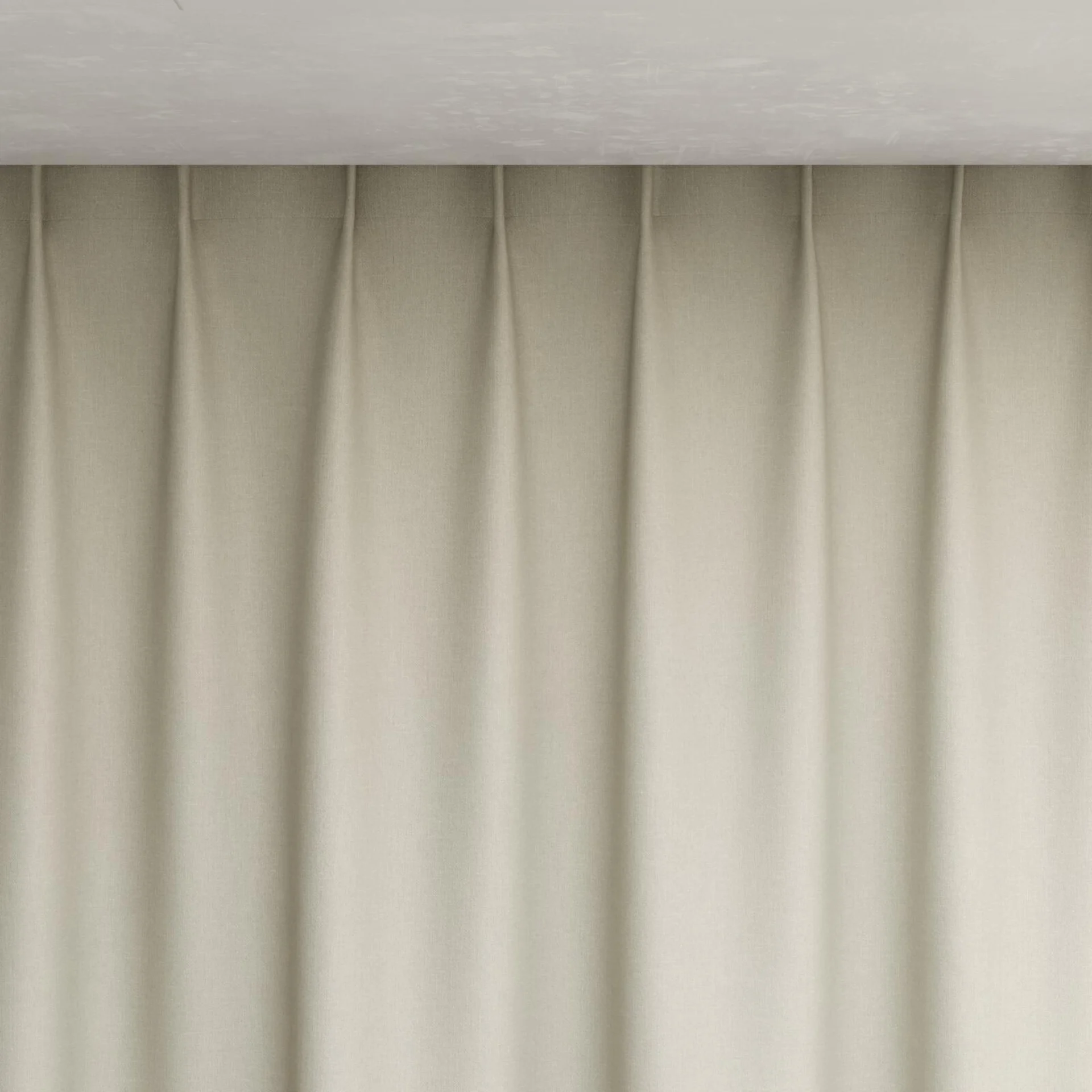 Top view of Kanvas Sesame, pinch pleat