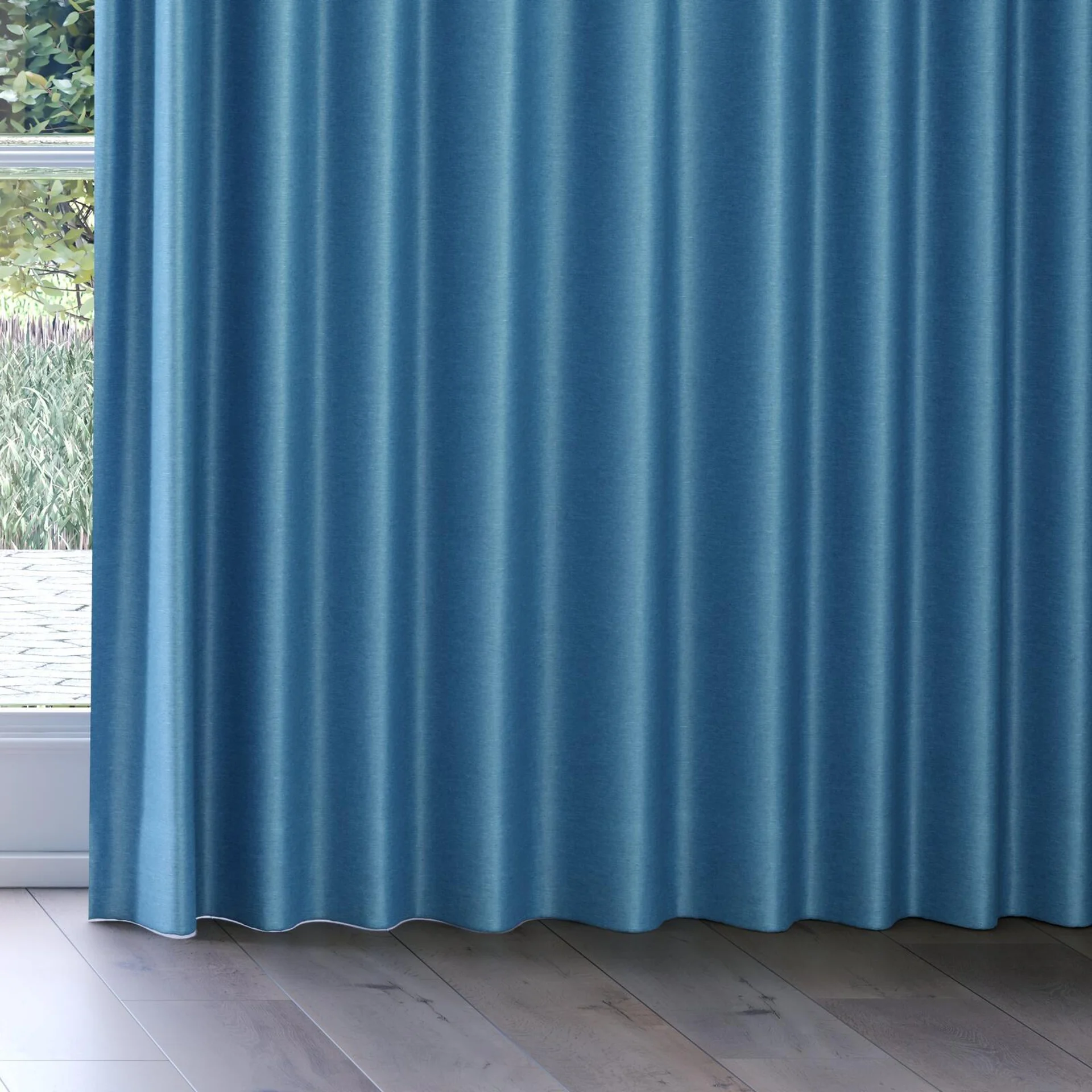 Bottom view of Provence Fountain, on curtain rail