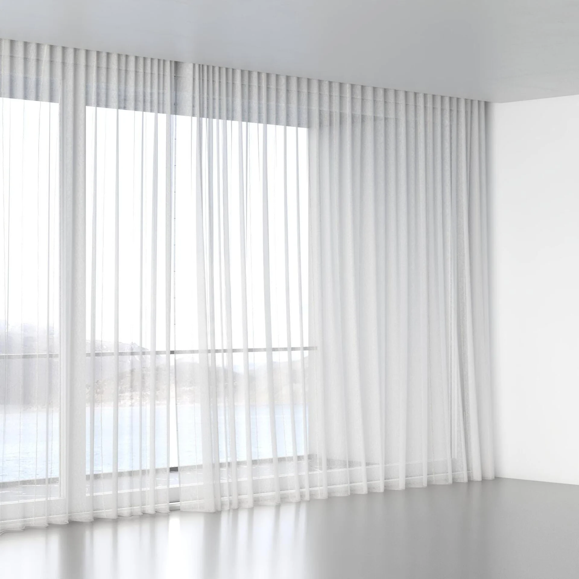 Full view of Zanella Snow, wave pleat