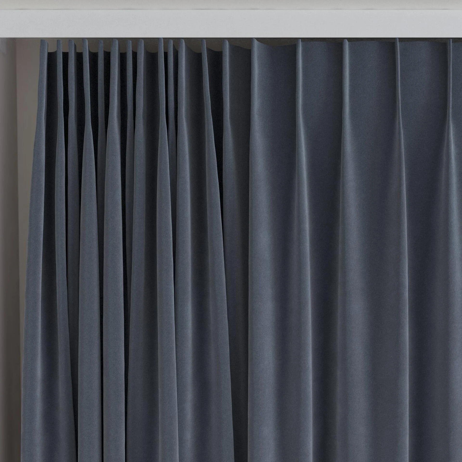 Top view of Verbier Elephant, on curtain rail