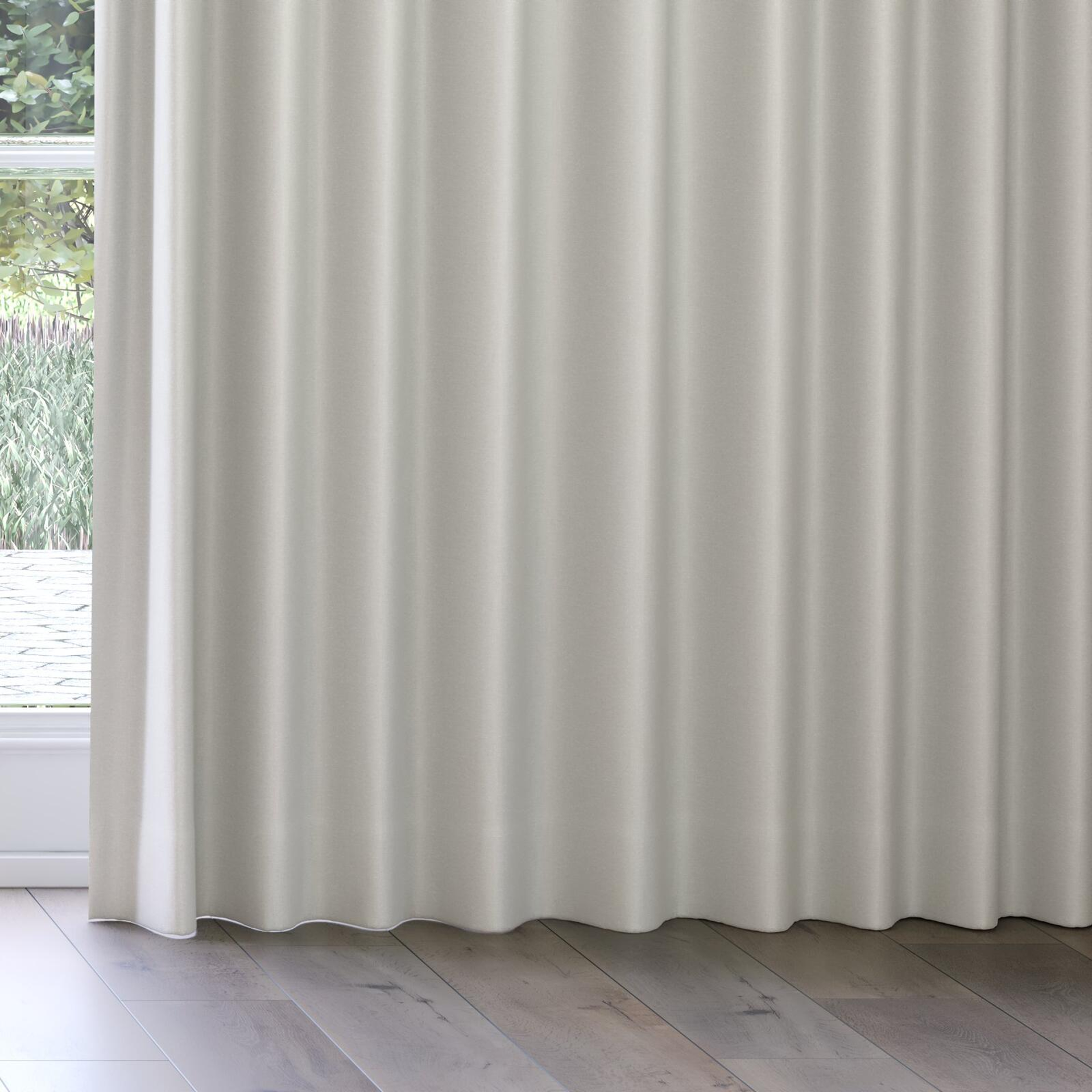 Bottom view of Atelier Willow, on curtain rail