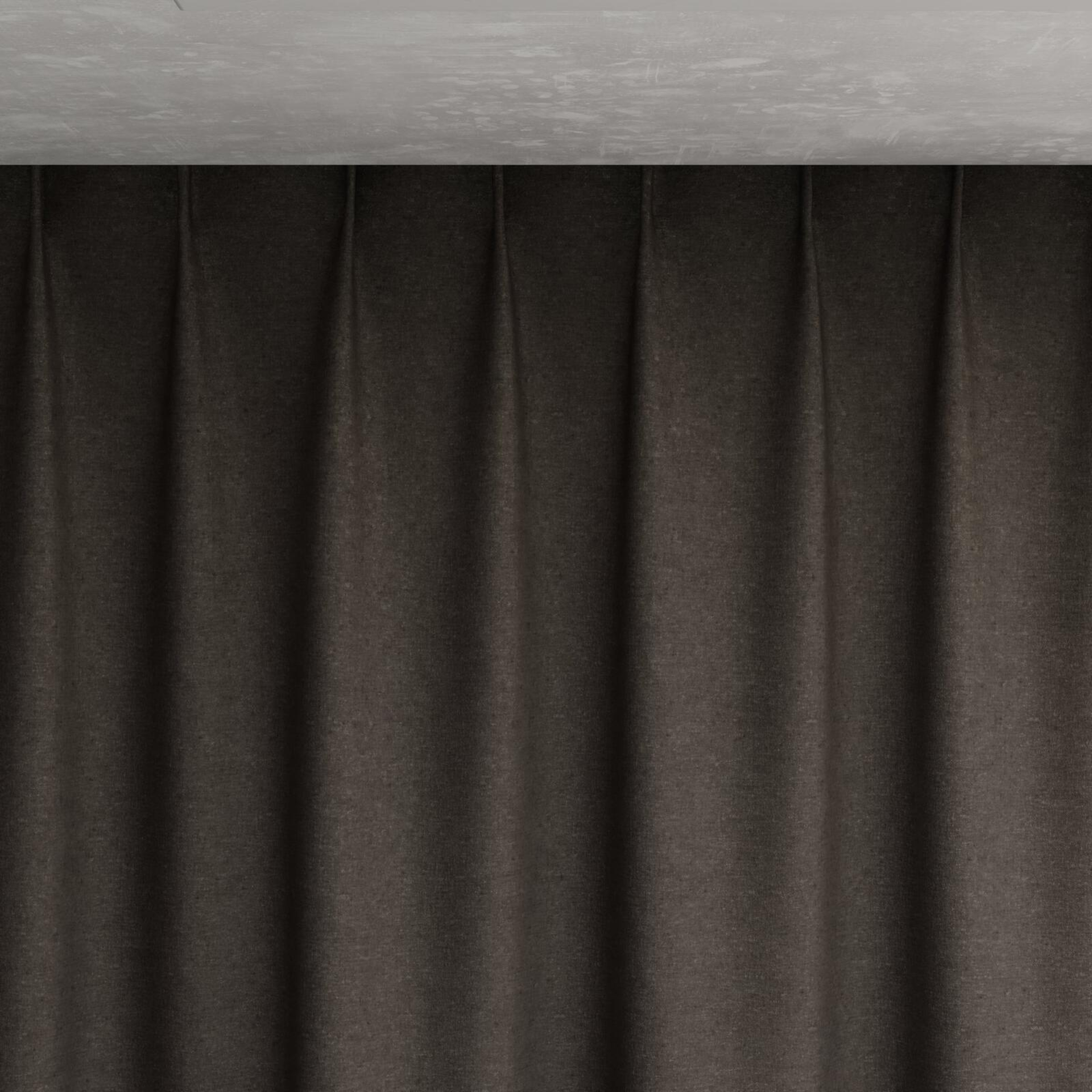 Top view of Drama Storm, pinch pleat
