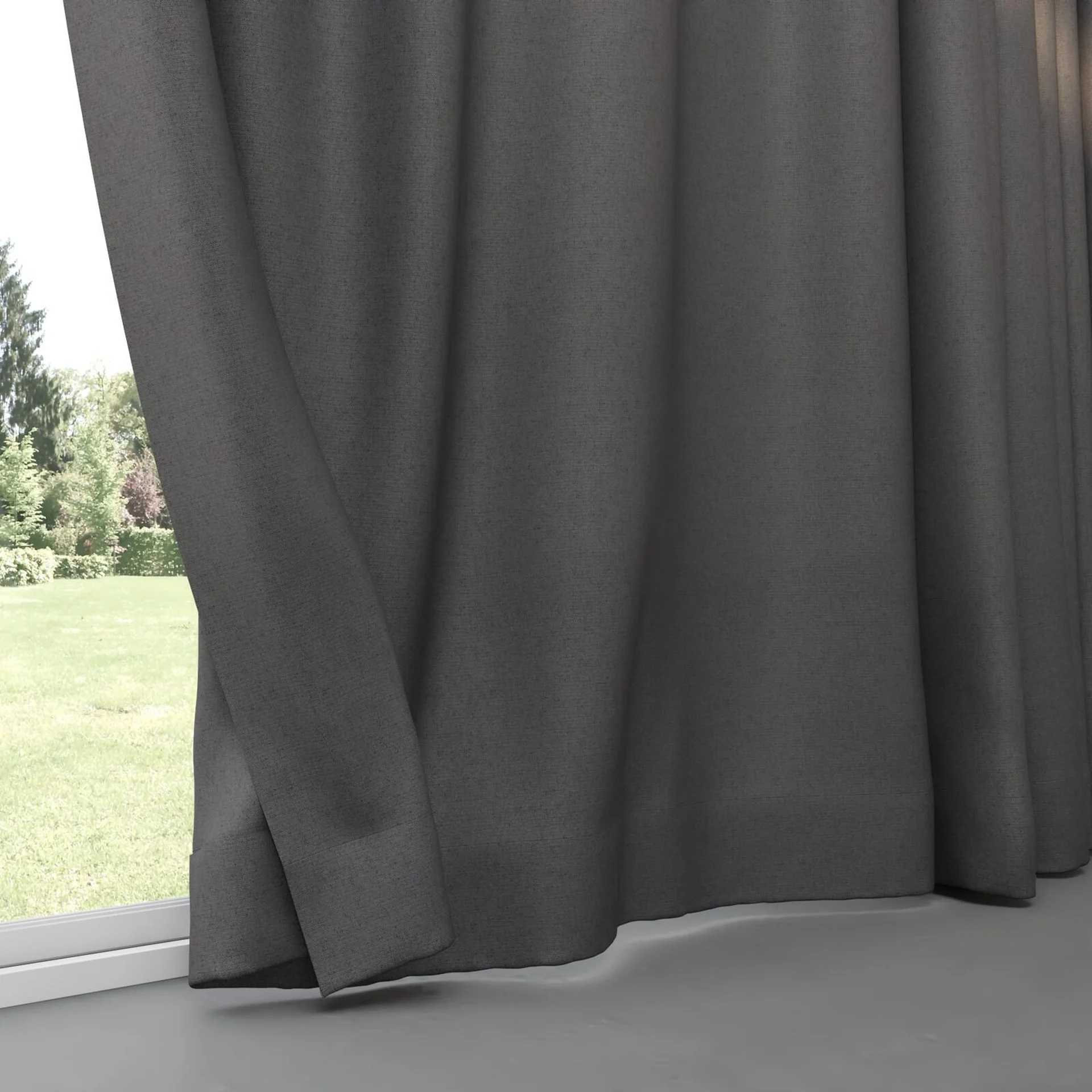 Bottom view of Liberate Iron, pinch pleat
