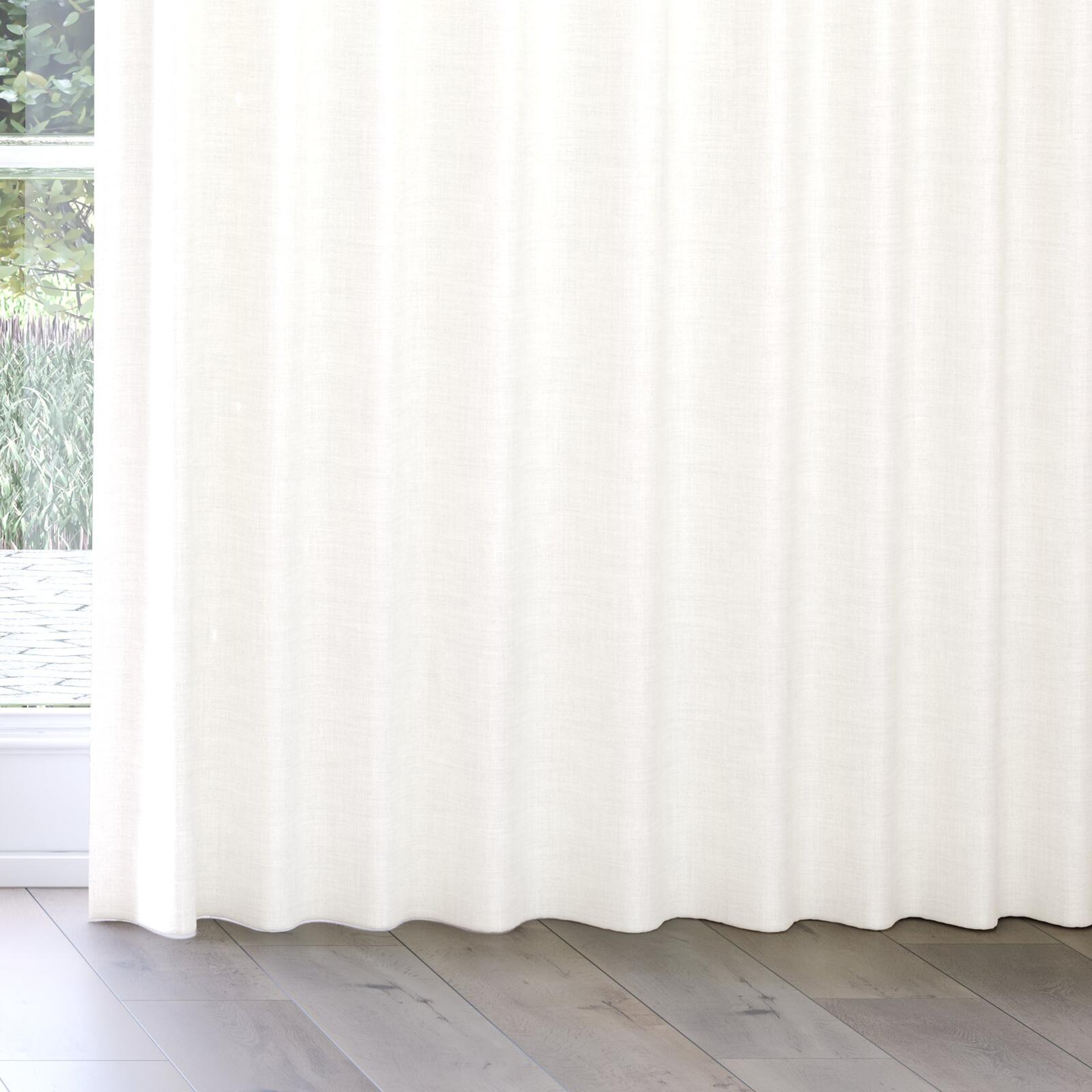 Bottom view of Keystone Swan, on curtain rail