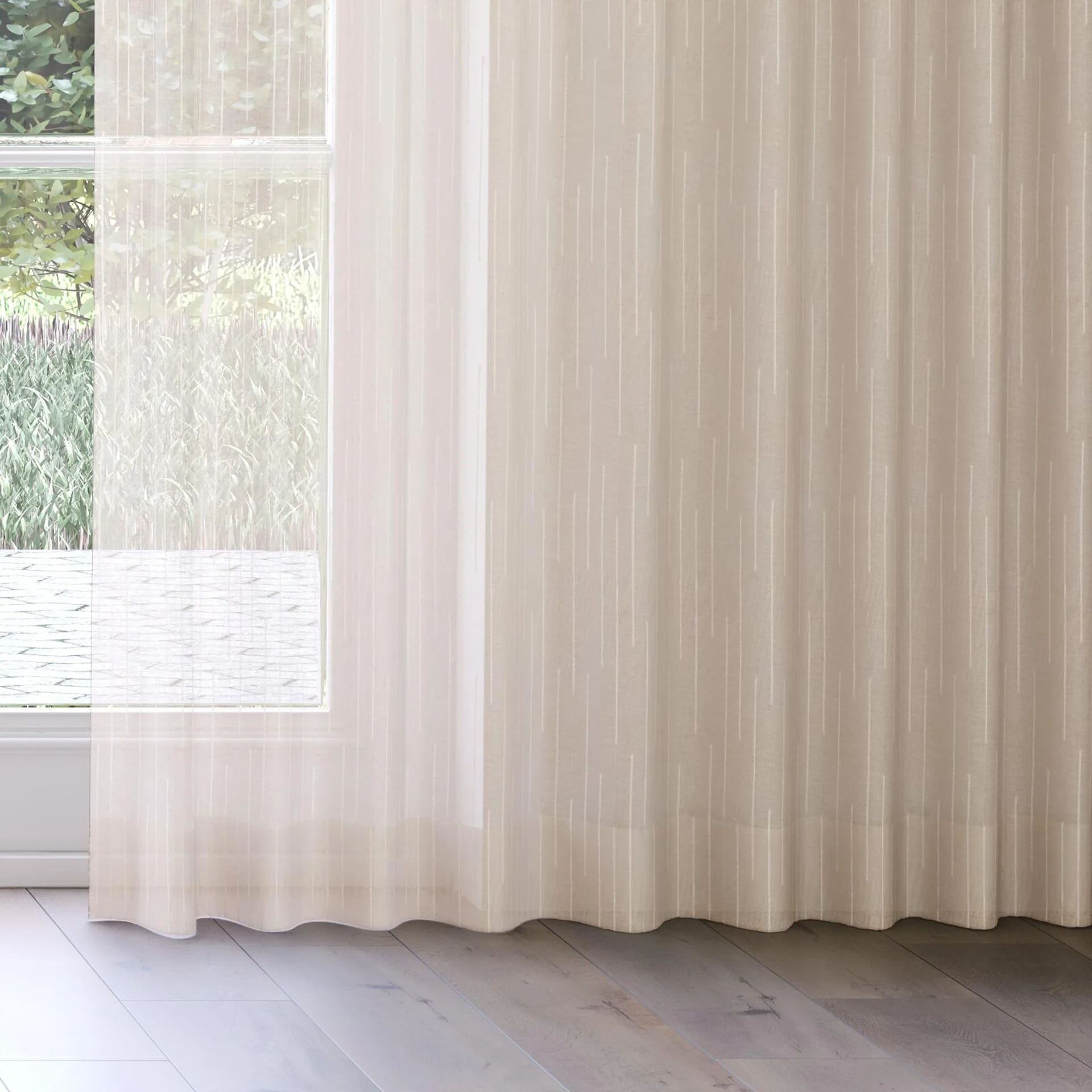 Bottom view of Salento Dune, on curtain rail