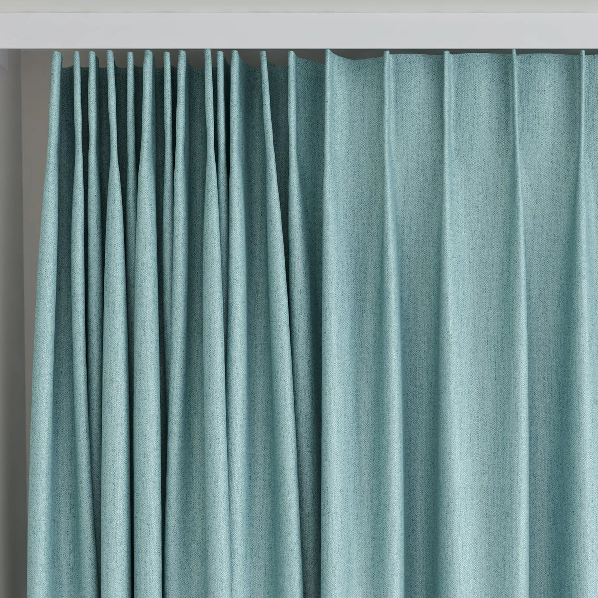 Top view of Celestial Reef, on curtain rail